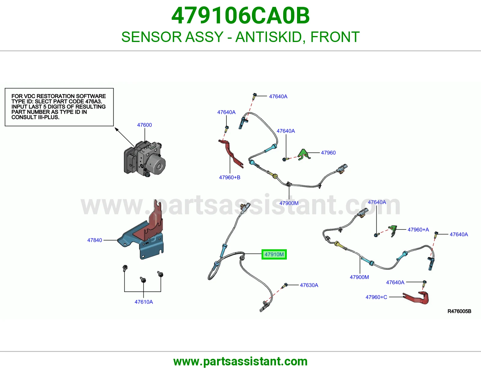 حساس مانع انزلاق امامي 479106CA0B