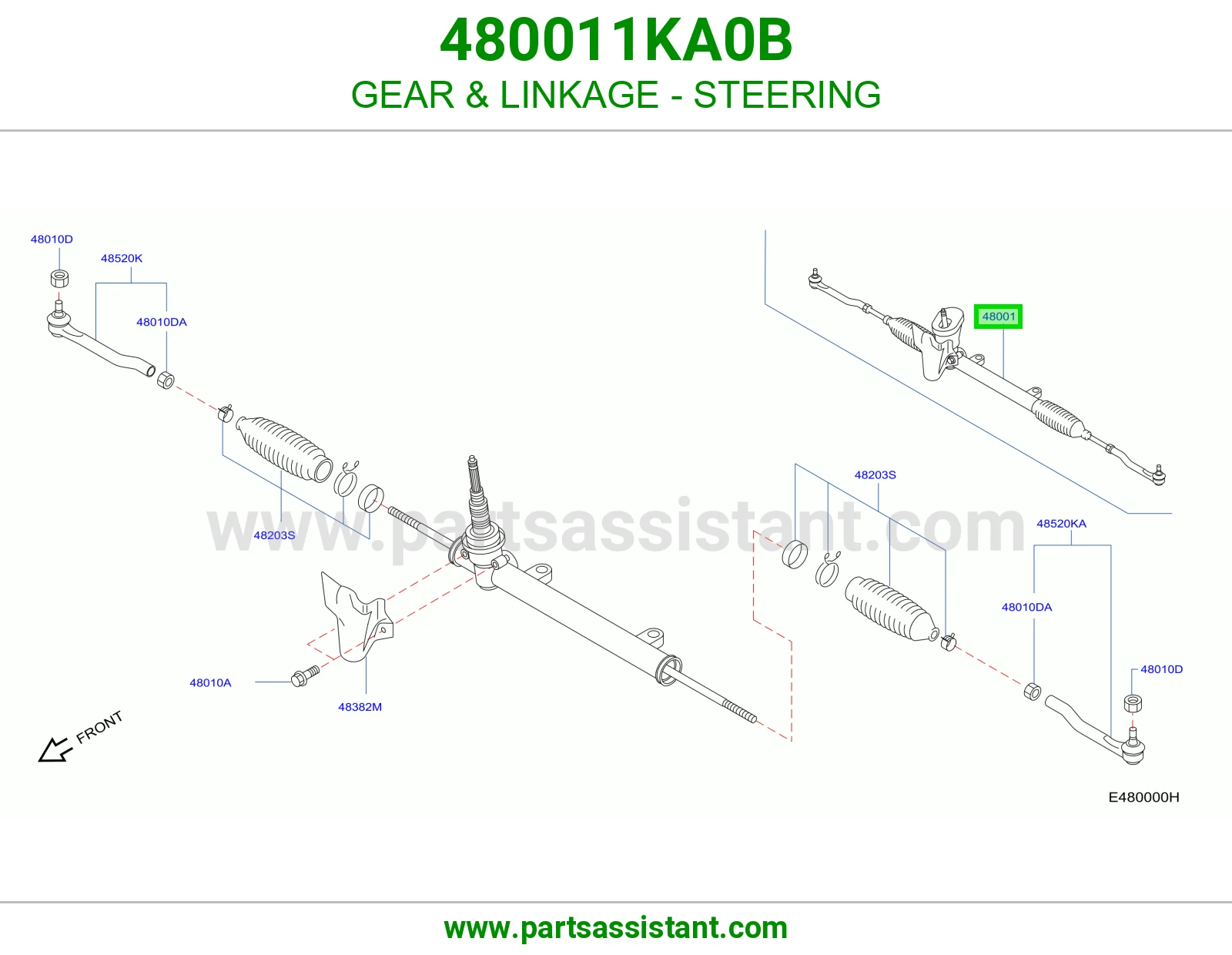 دوده دركسون 480011KA0B