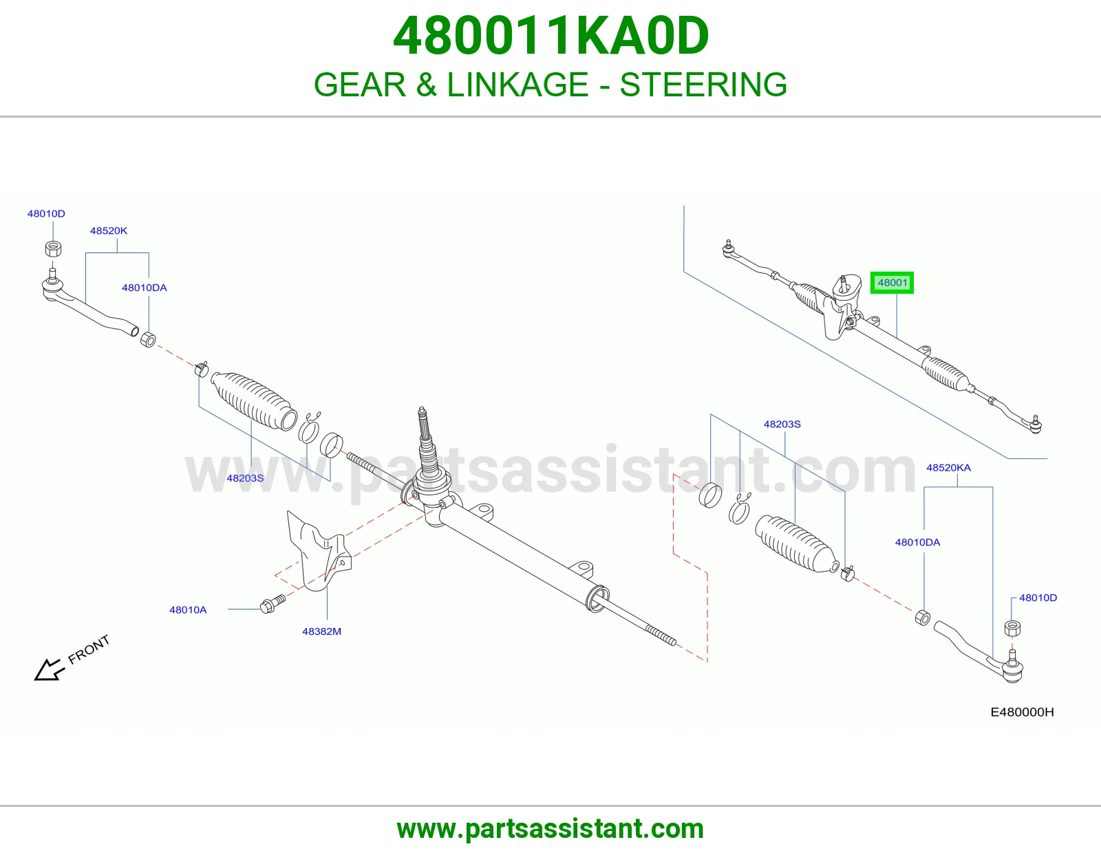 دوده دركسون 480011KA0D
