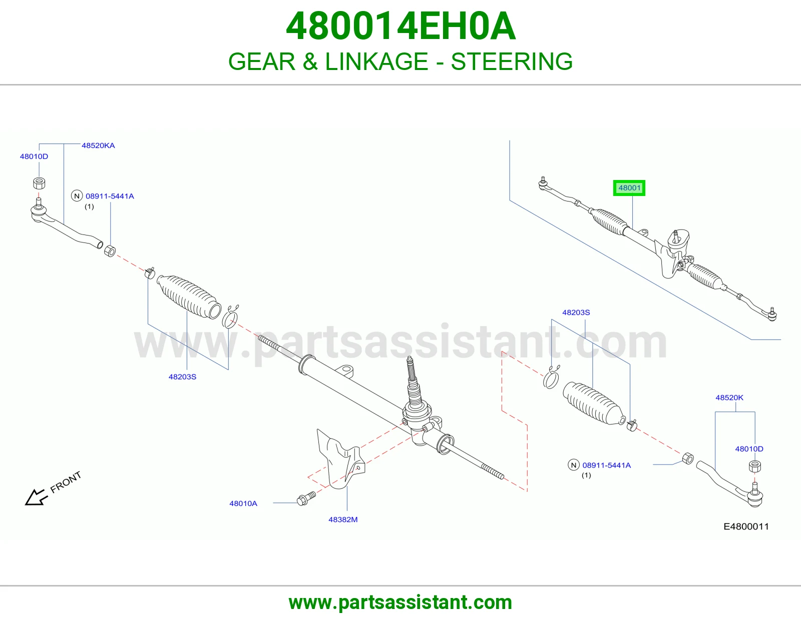 دوده دركسون 480014EH0A