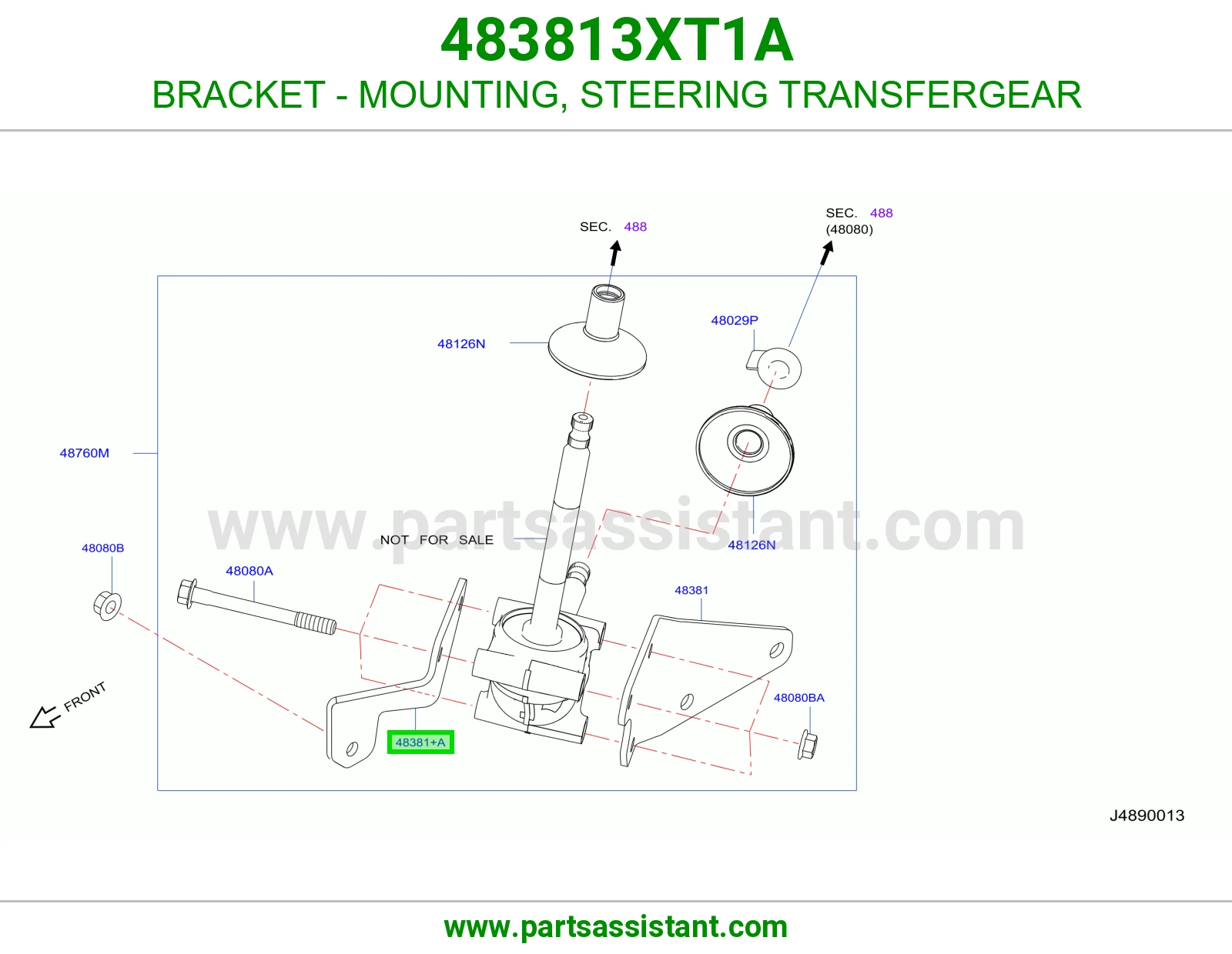 قاعدة كرسي ترس نقل دركسون 483813XT1A