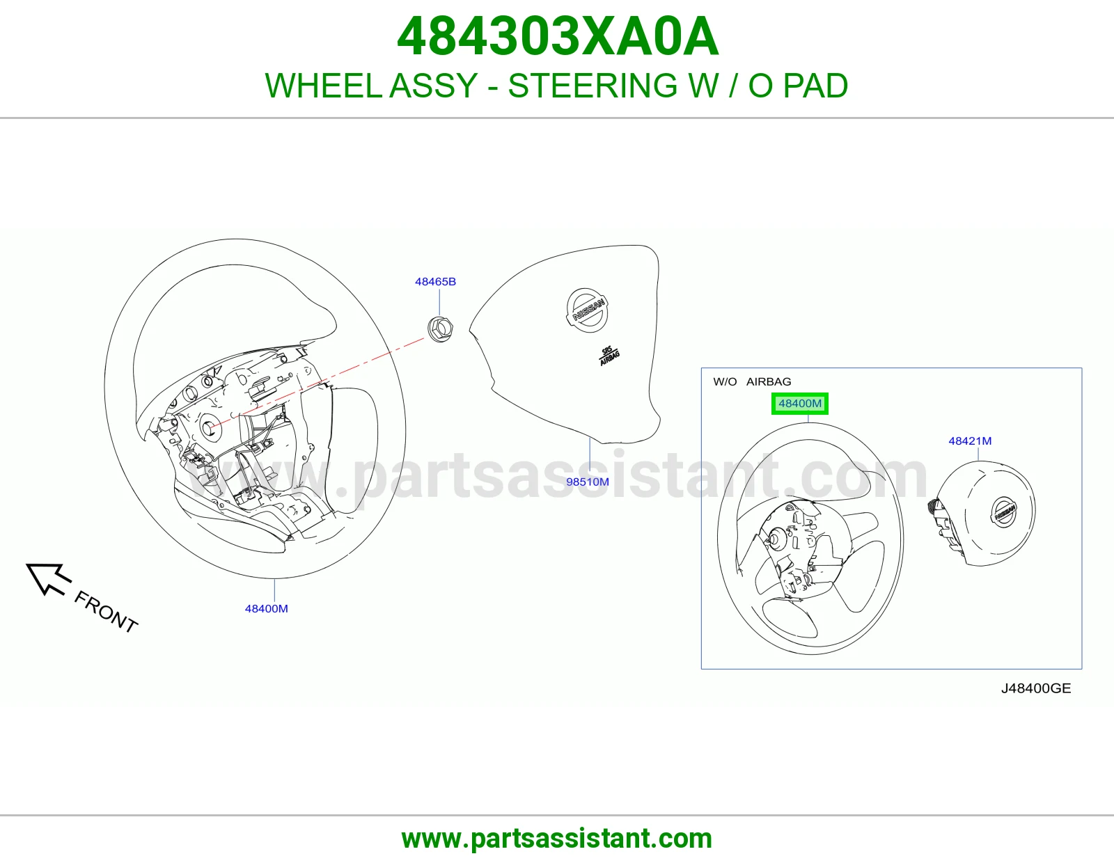 طاره دركسون 484303XA0A
