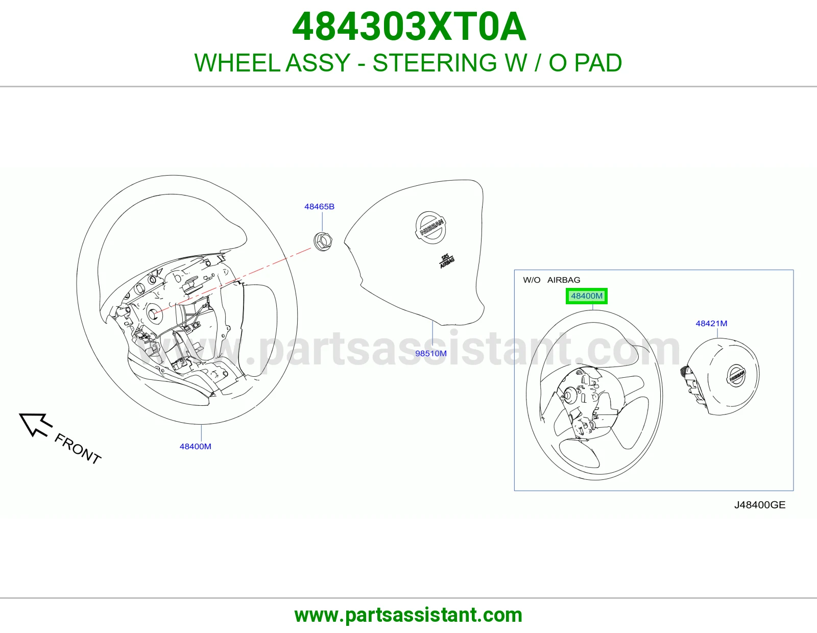 طاره دركسون 484303XT0A
