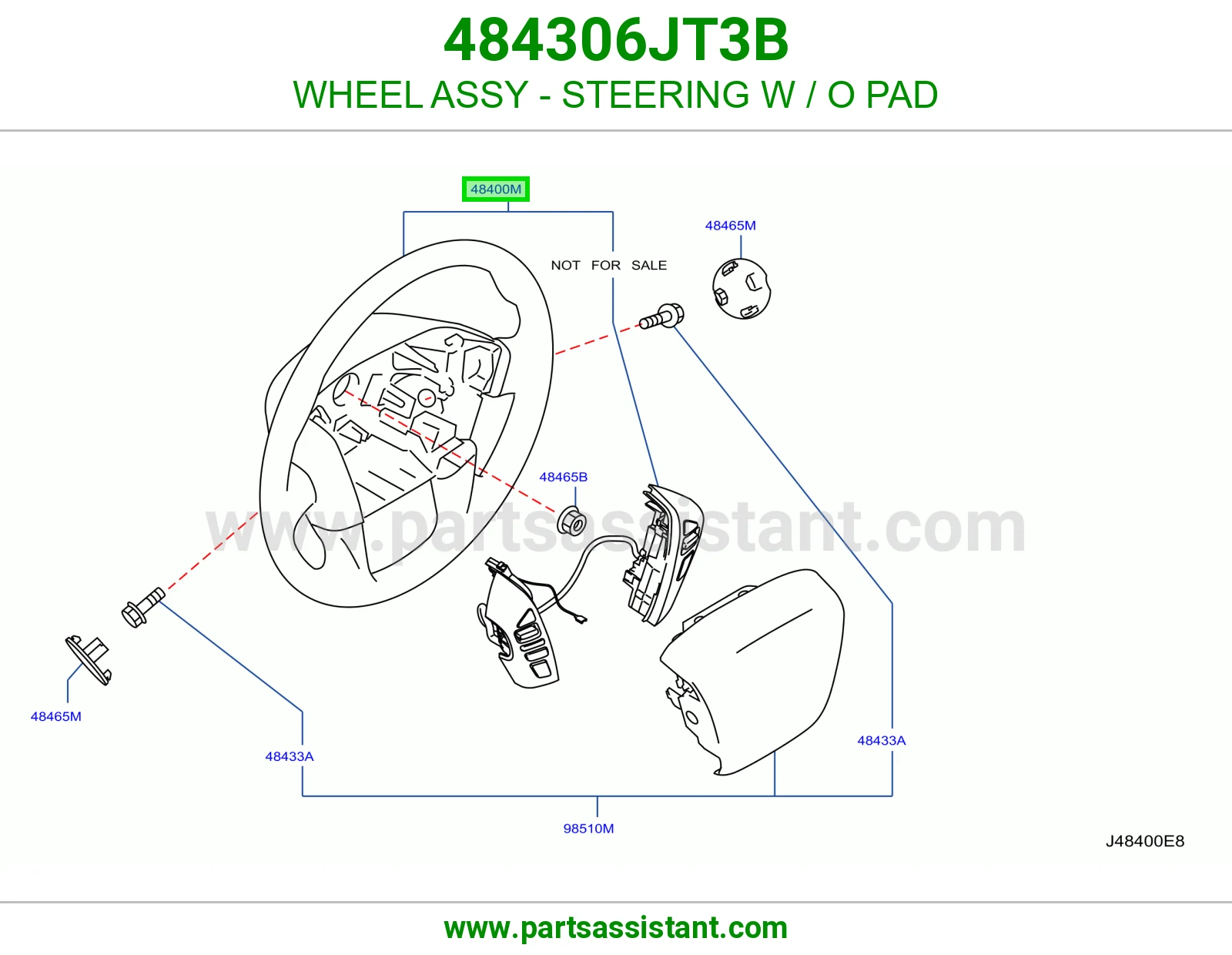 طاره دركسون 484306JT3B