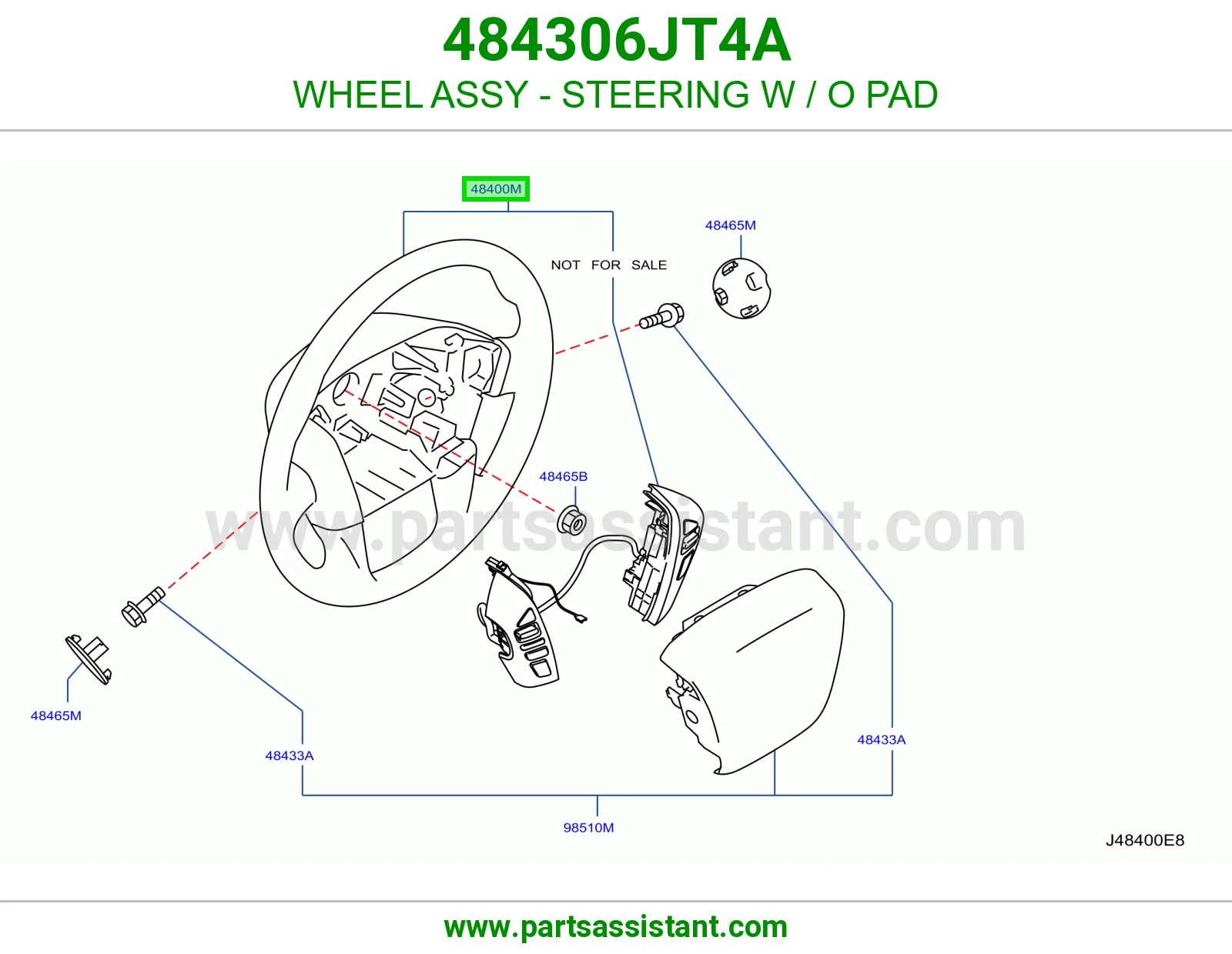 طاره دركسون 484306JT4A
