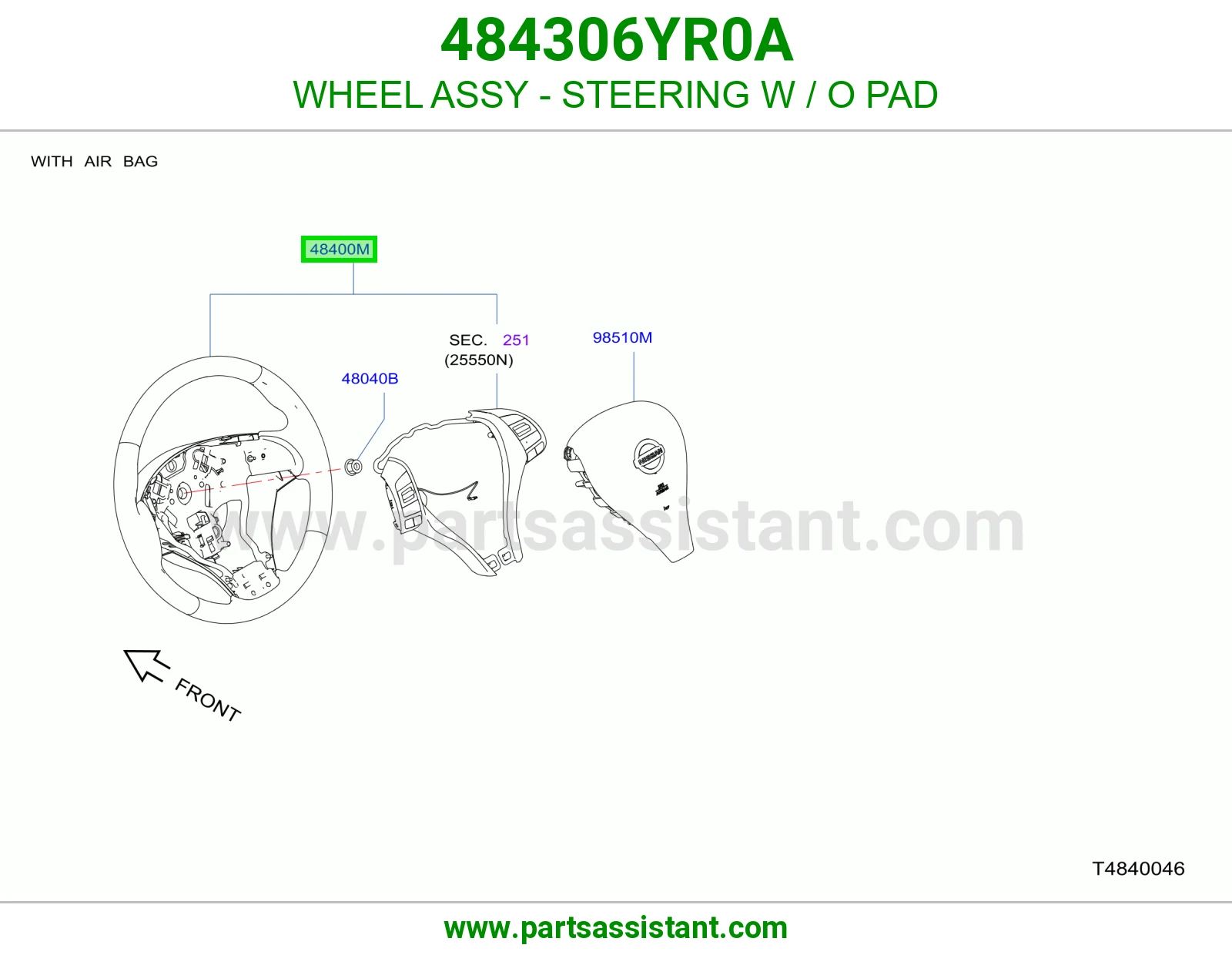 طاره دركسون 484306YR0A