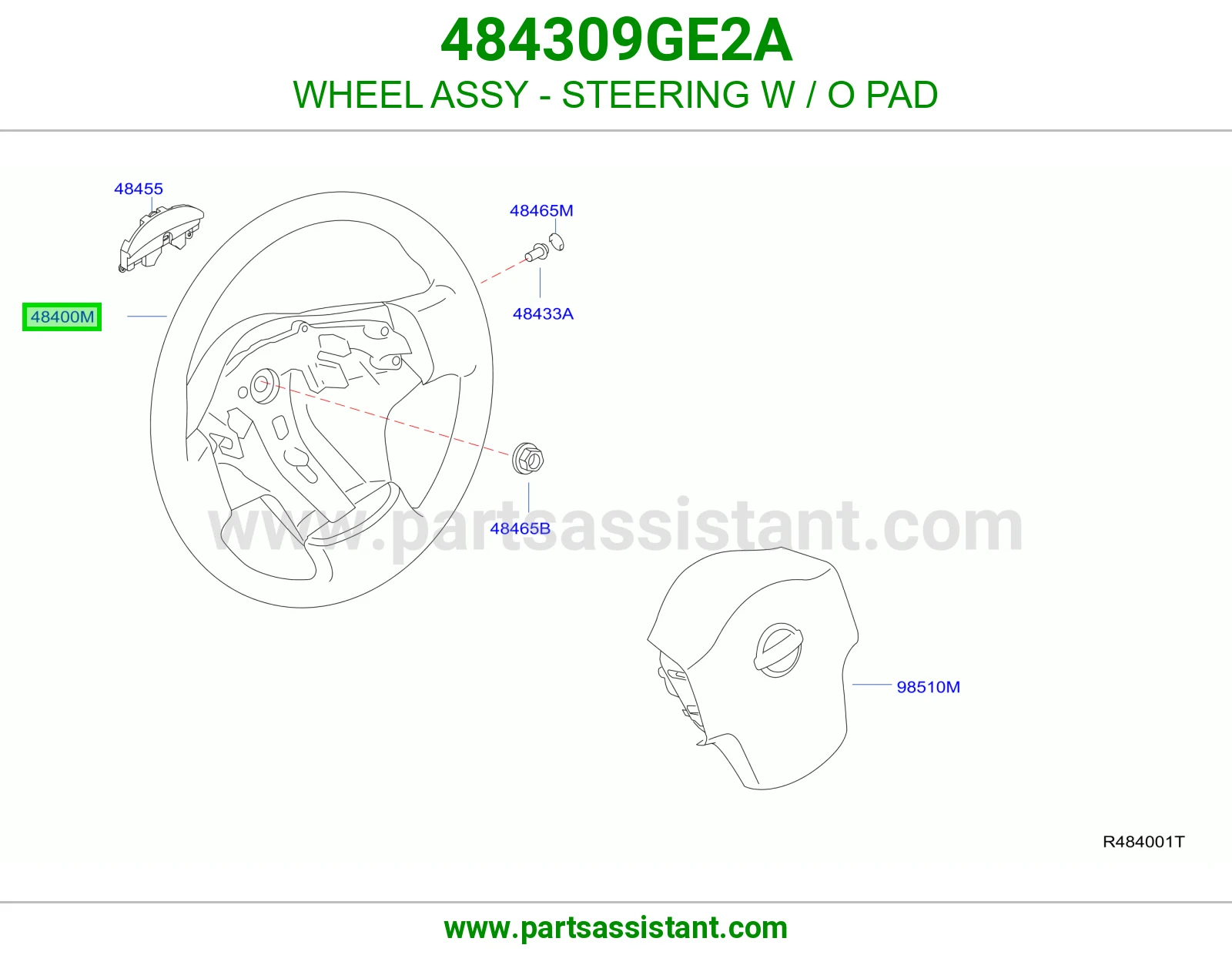 طاره دركسون 484309GE2A
