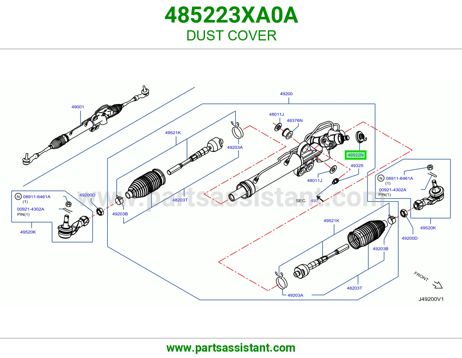 غطاء غبار 485223XA0A