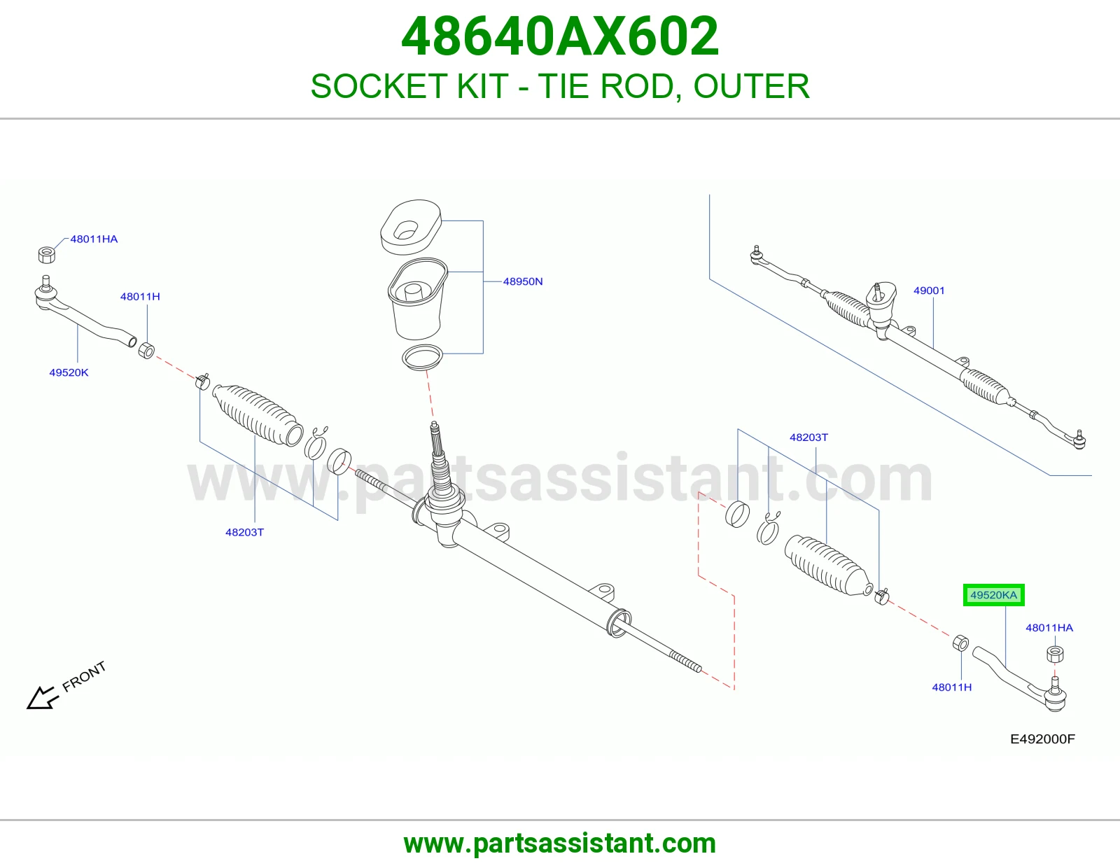 ذراع دركسون خارجي 48640AX602