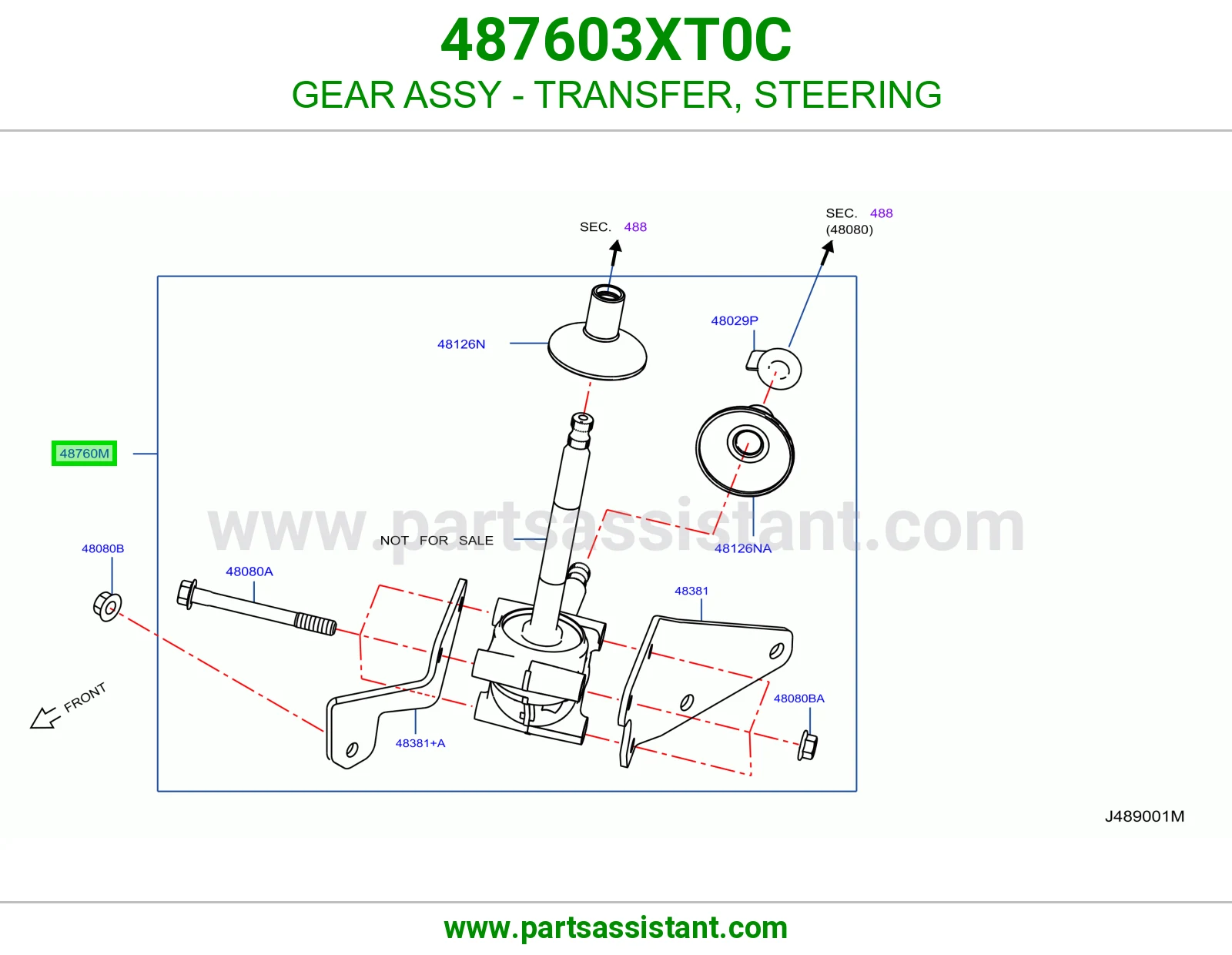 ترس دبل دركسون كامل 487603XT0C