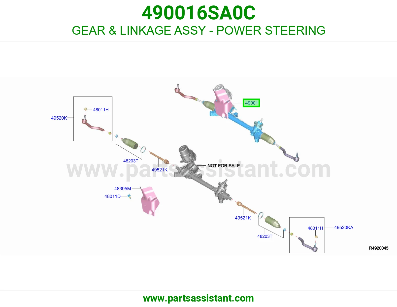 دوده دركسون كامله 490016SA0C