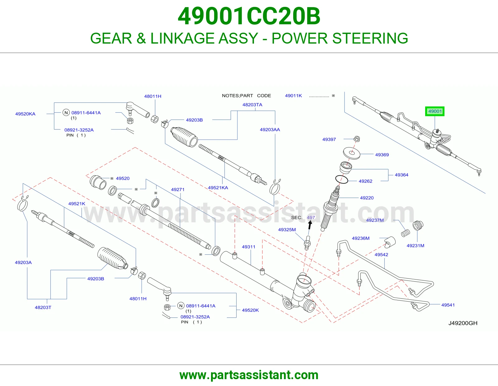 دوده دركسون كامله 49001CC20B
