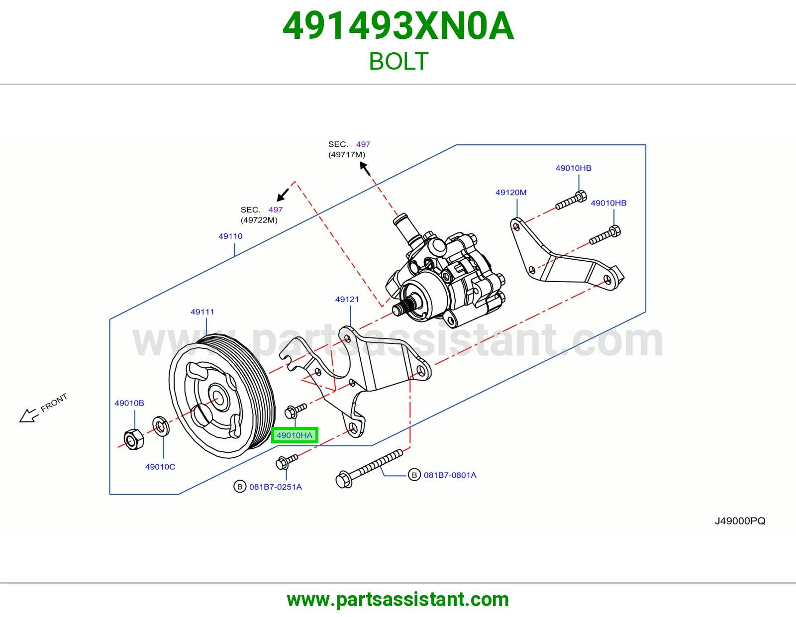 مسمار 491493XN0A