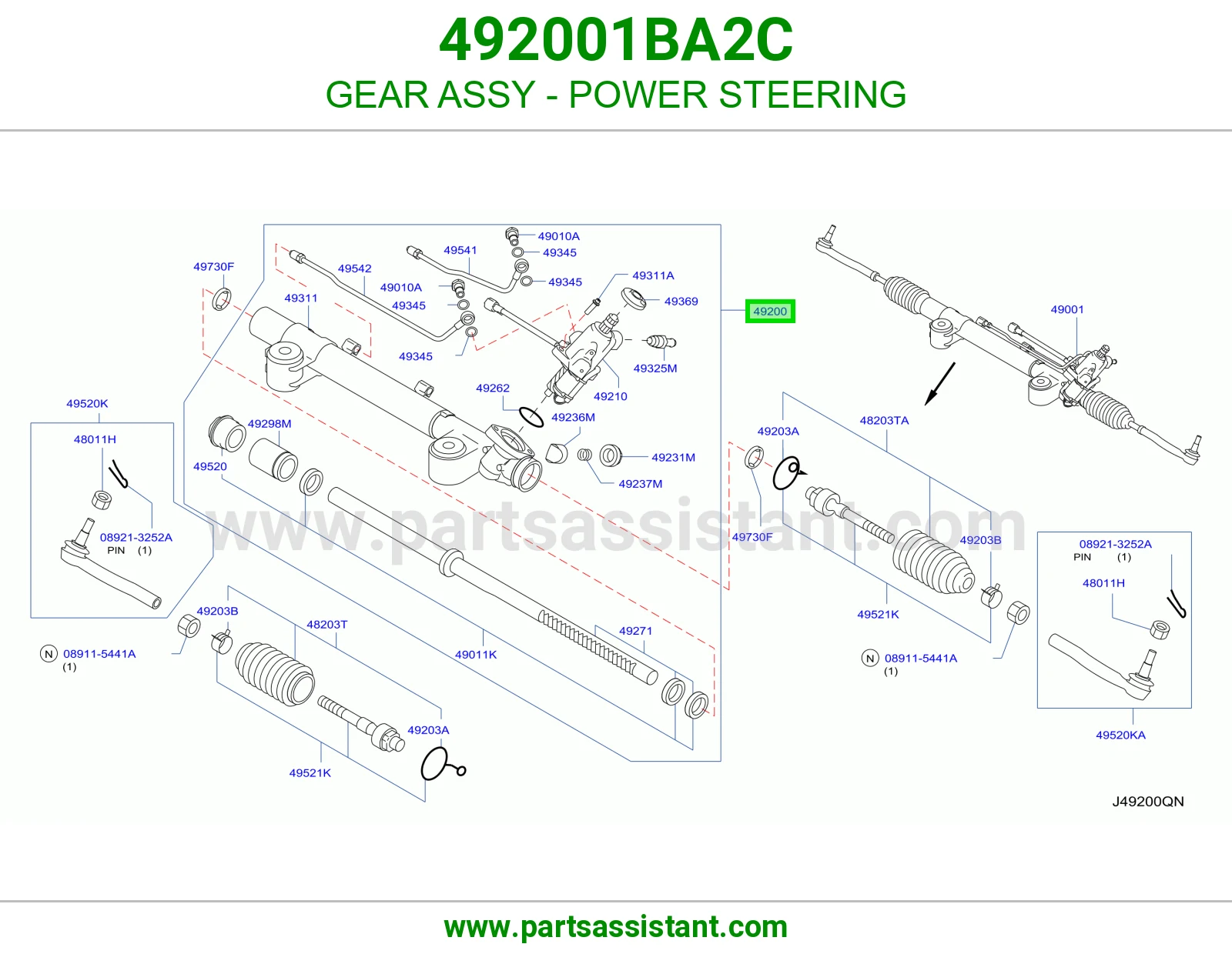 ترس دركسون باور كامل 492001BA2C