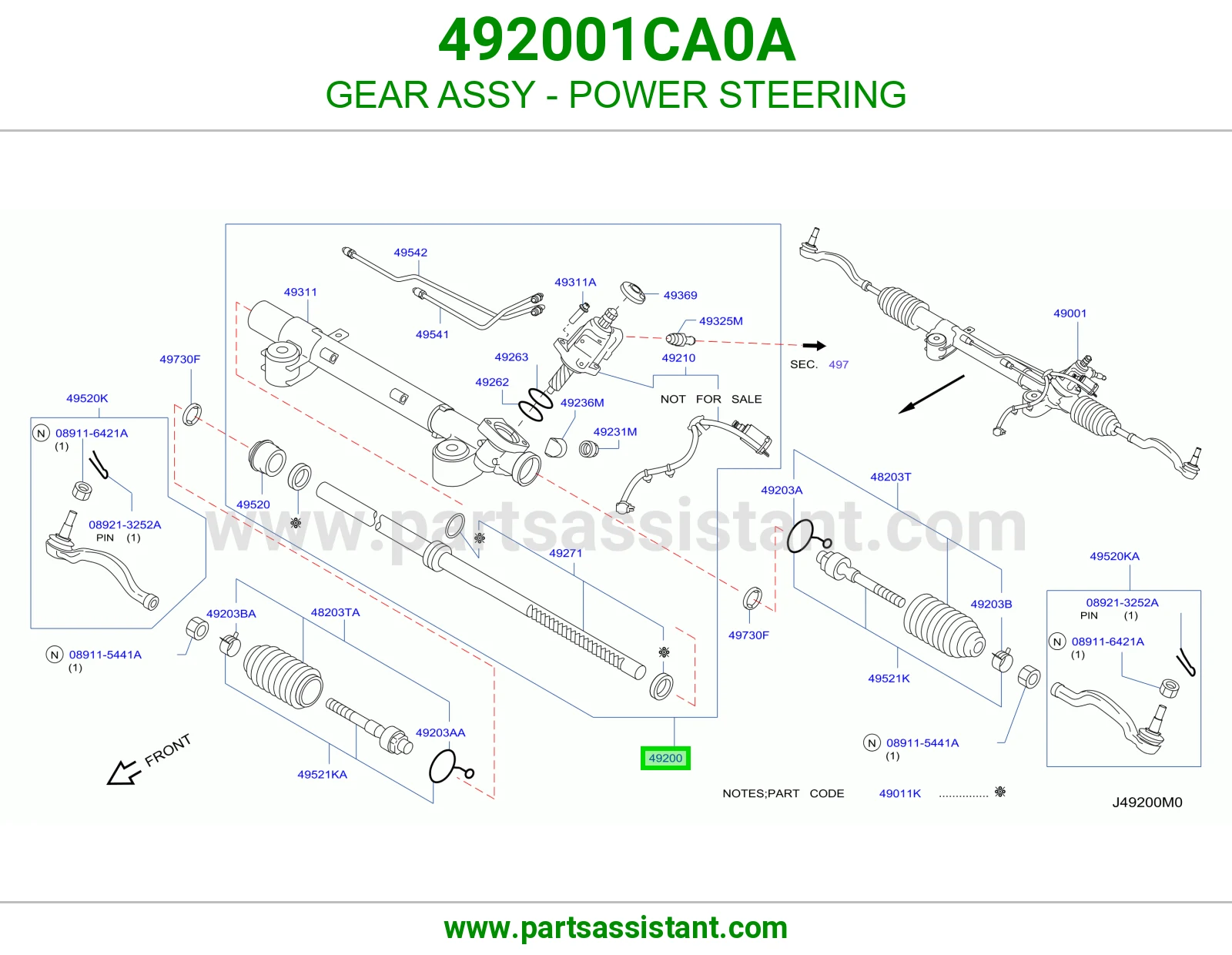 ترس دركسون باور كامل 492001CA0A
