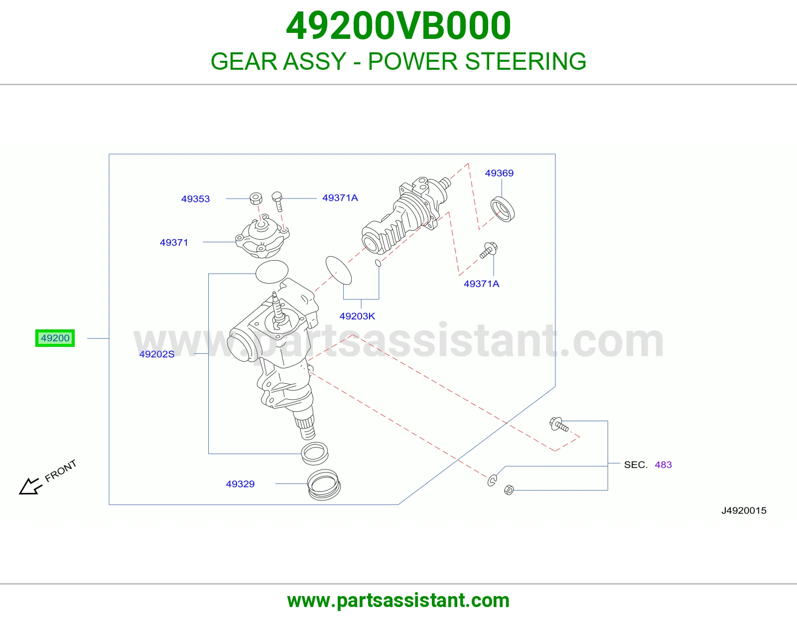 ترس دركسون باور كامل 49200VB000