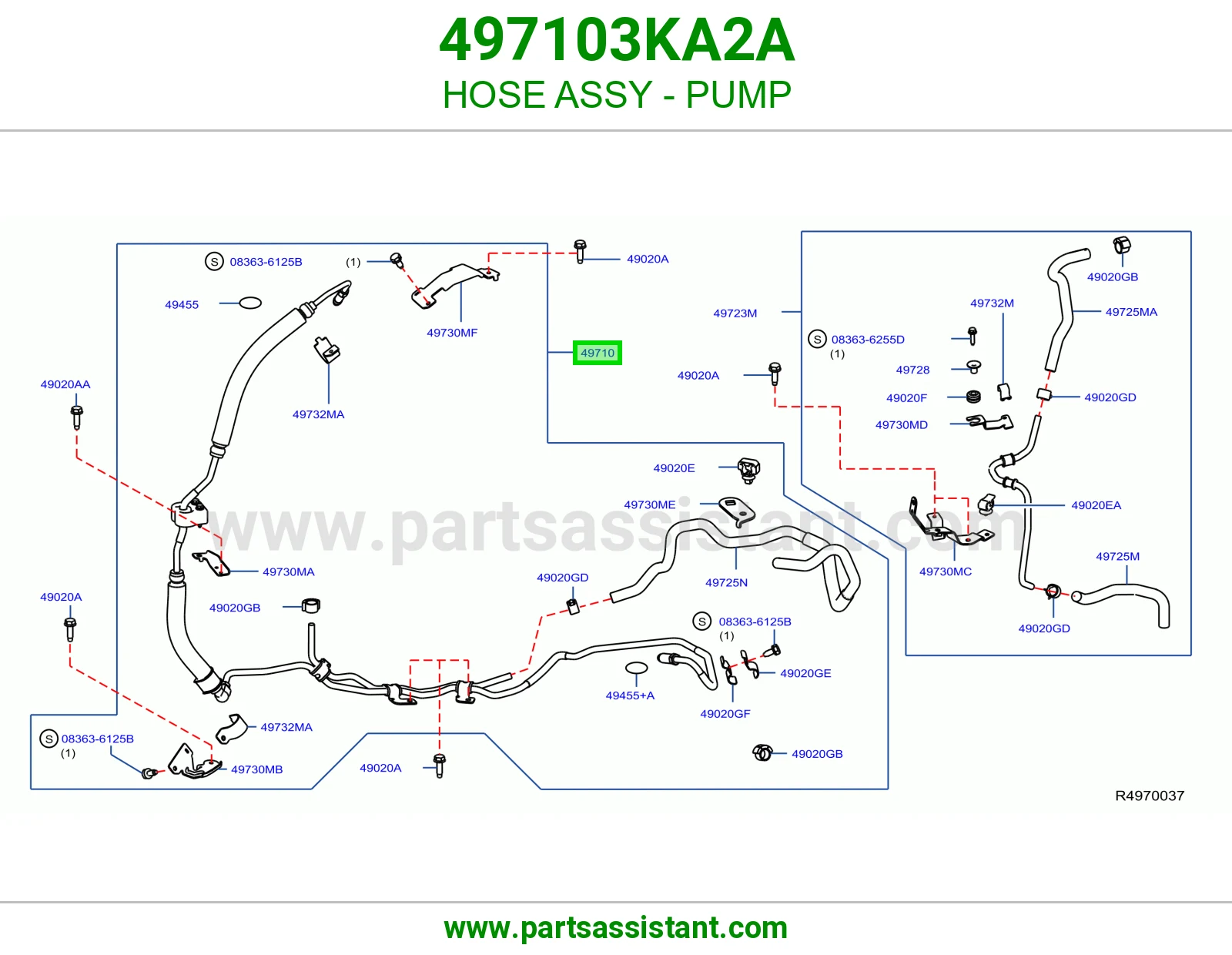 لي طرمبة كامل 497103KA2A