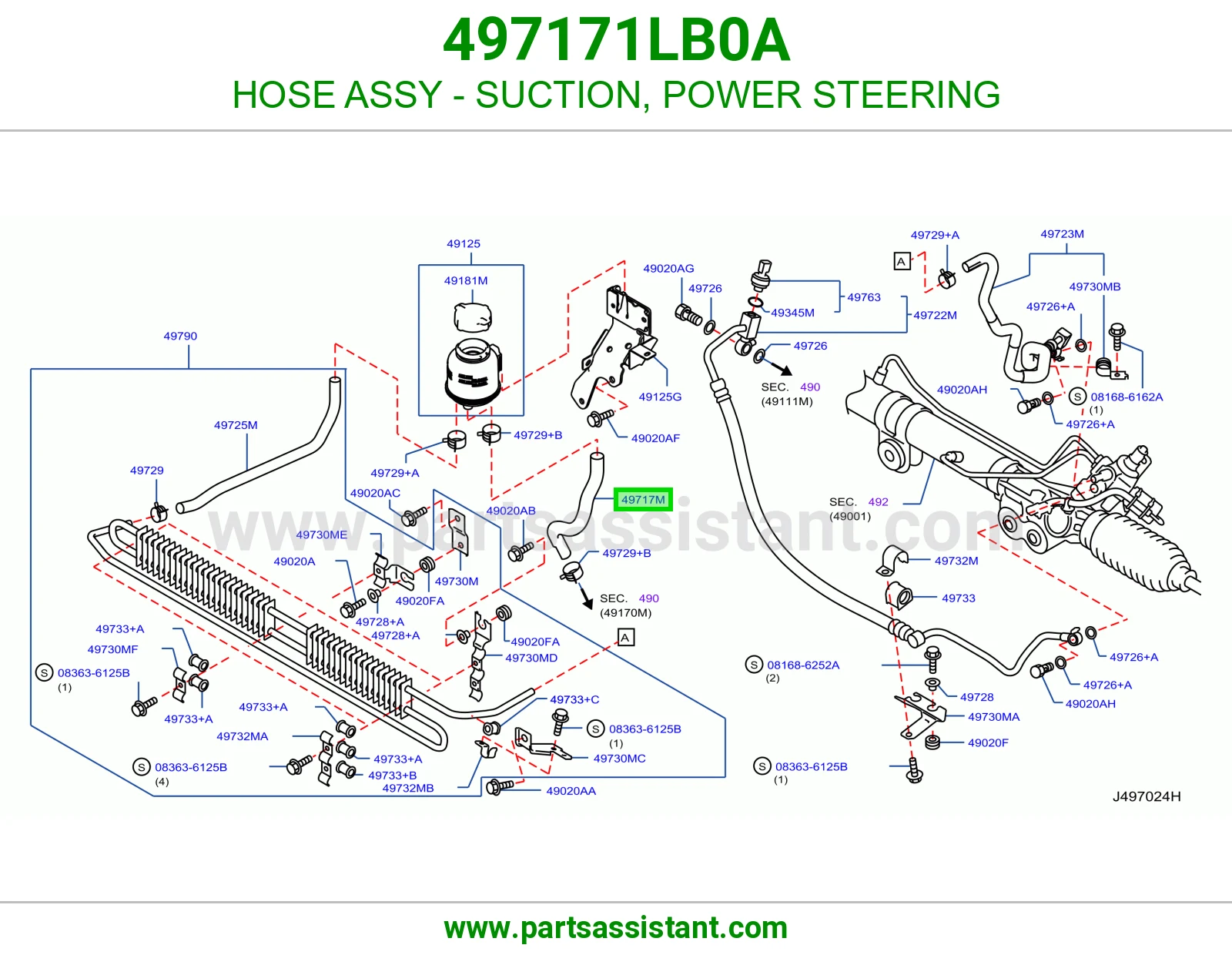 لي طرمبه دركسون 497171LB0A