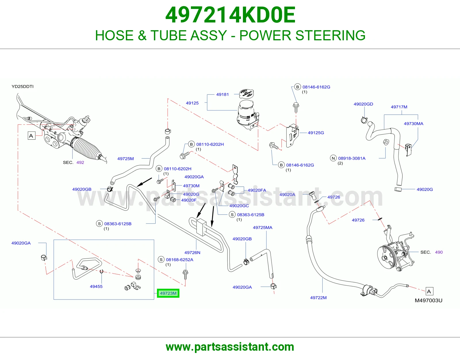 لي دركسون 497214KD0E