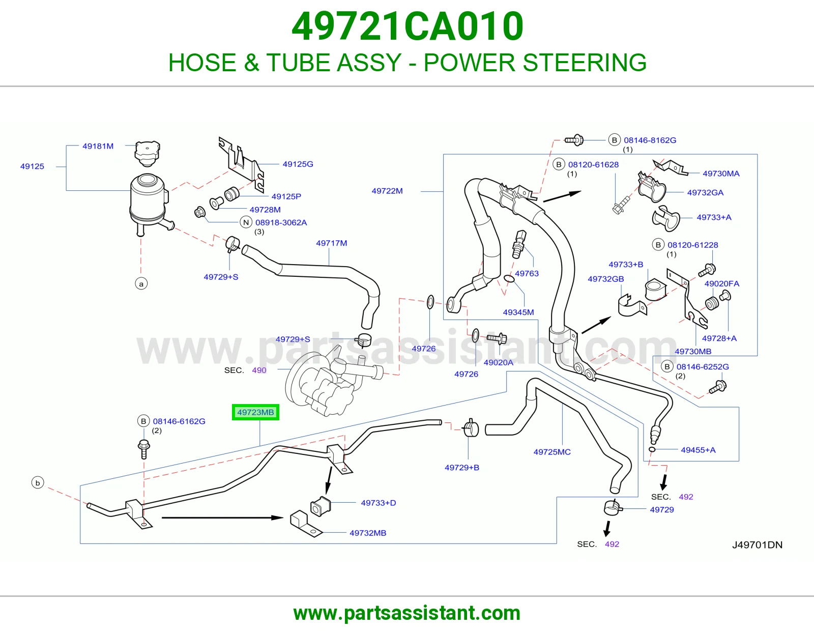 لي دركسون 49721CA010