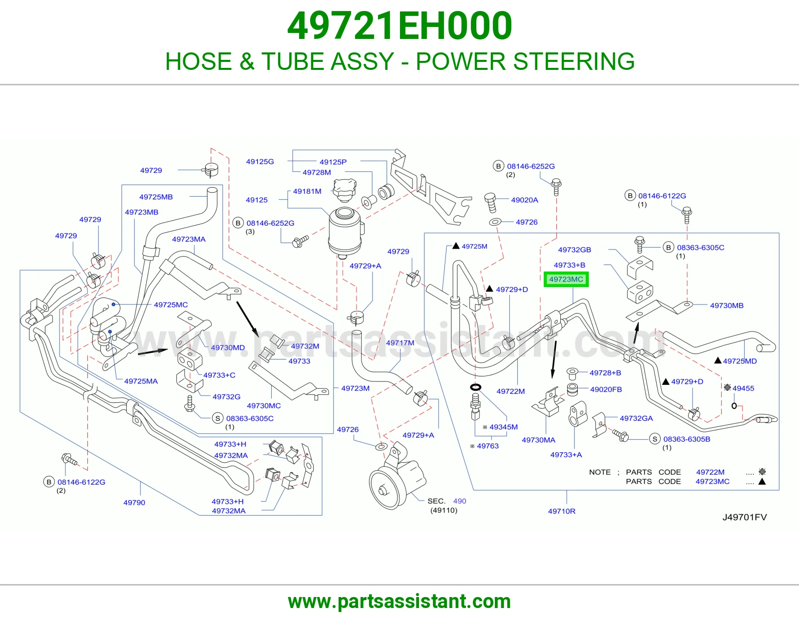 لي دركسون 49721EH000