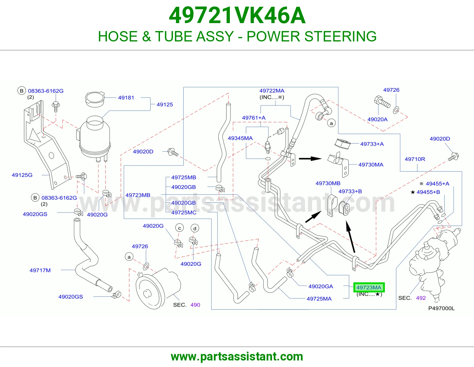 لي دركسون 49721VK46A