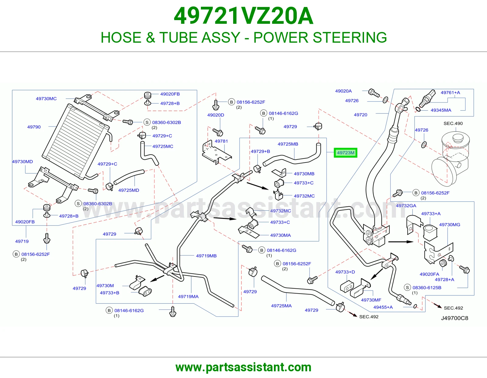لي دركسون 49721VZ20A