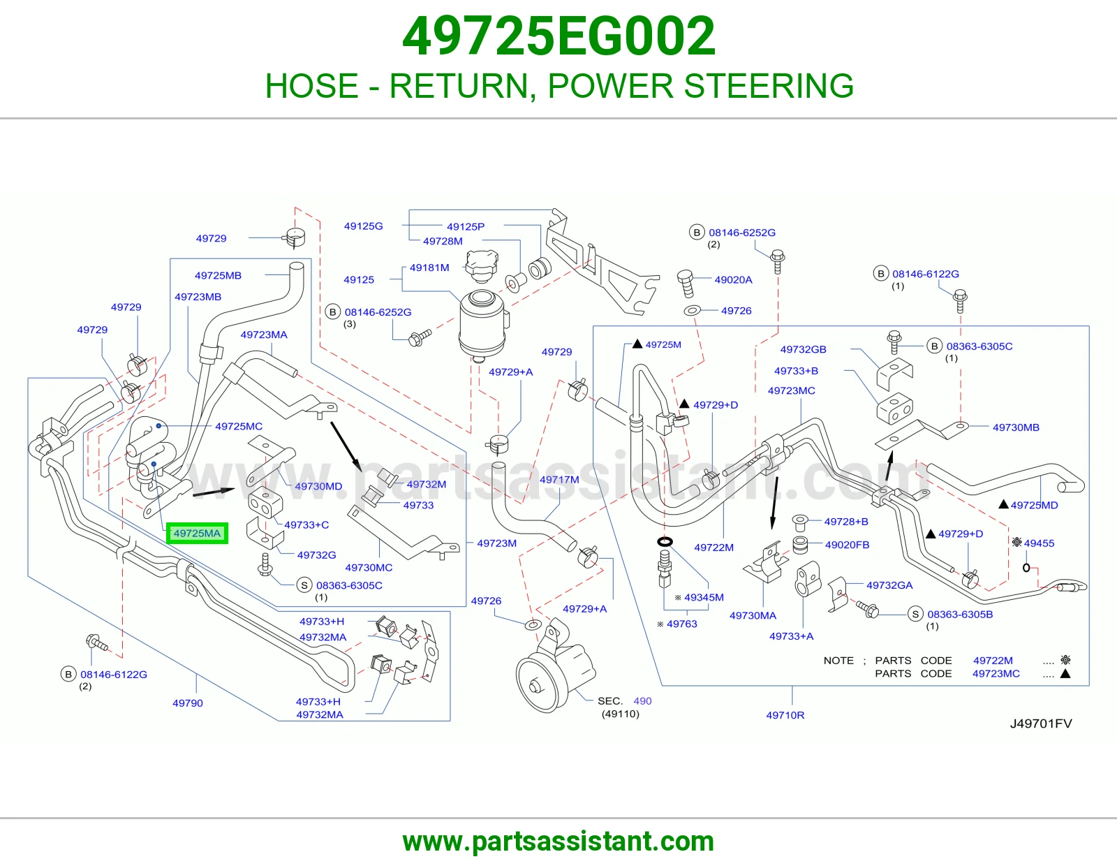لي دركسون 49725EG002