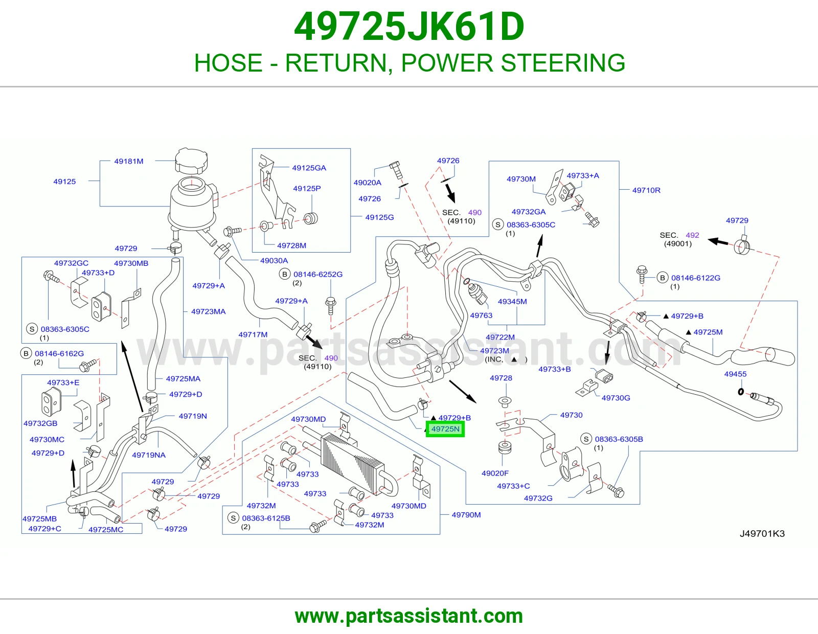 لي دركسون 49725JK61D