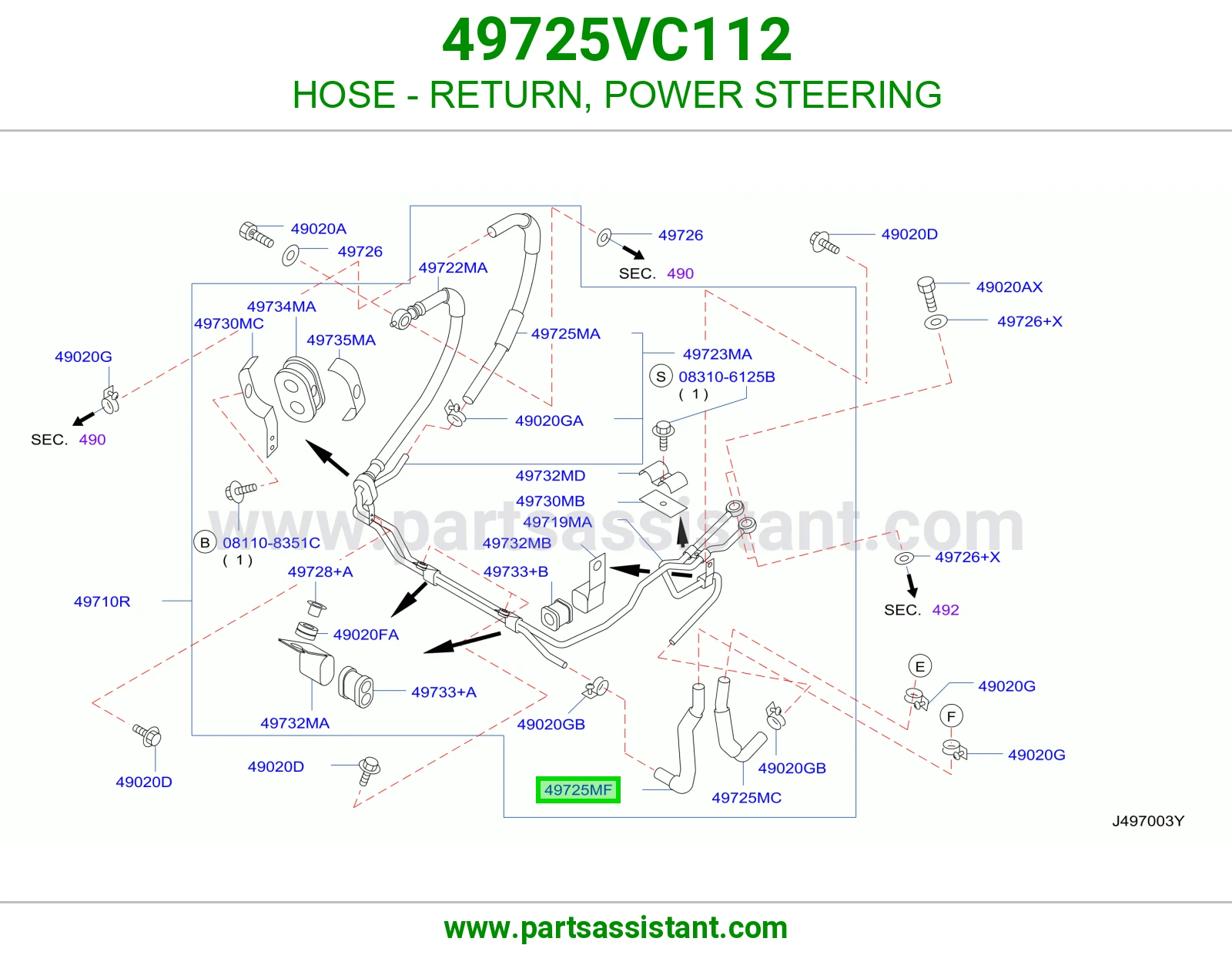 لي دركسون 49725VC112