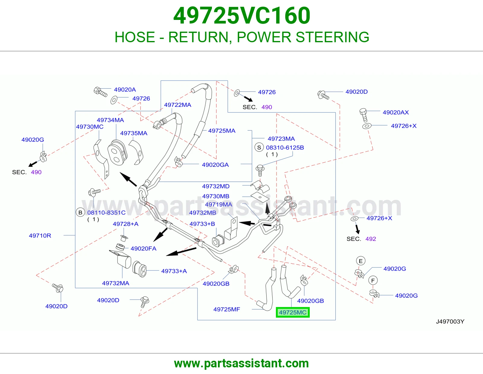 لي دركسون 49725VC160