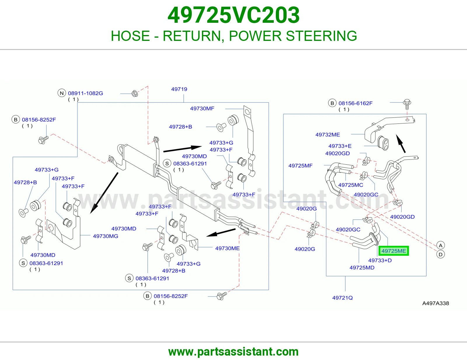 لي دركسون 49725VC203