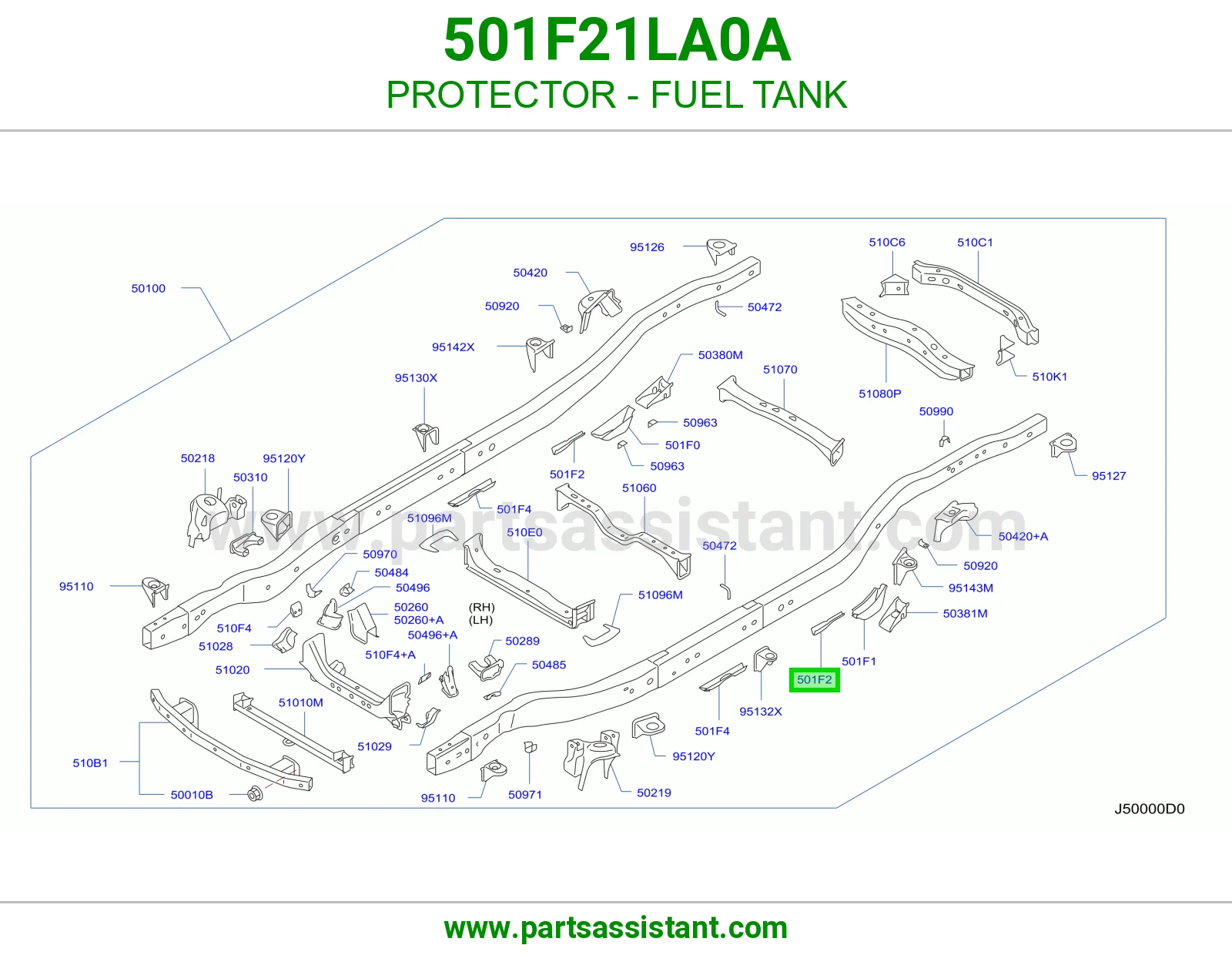 واقي تانكي بنزين 501F21LA0A