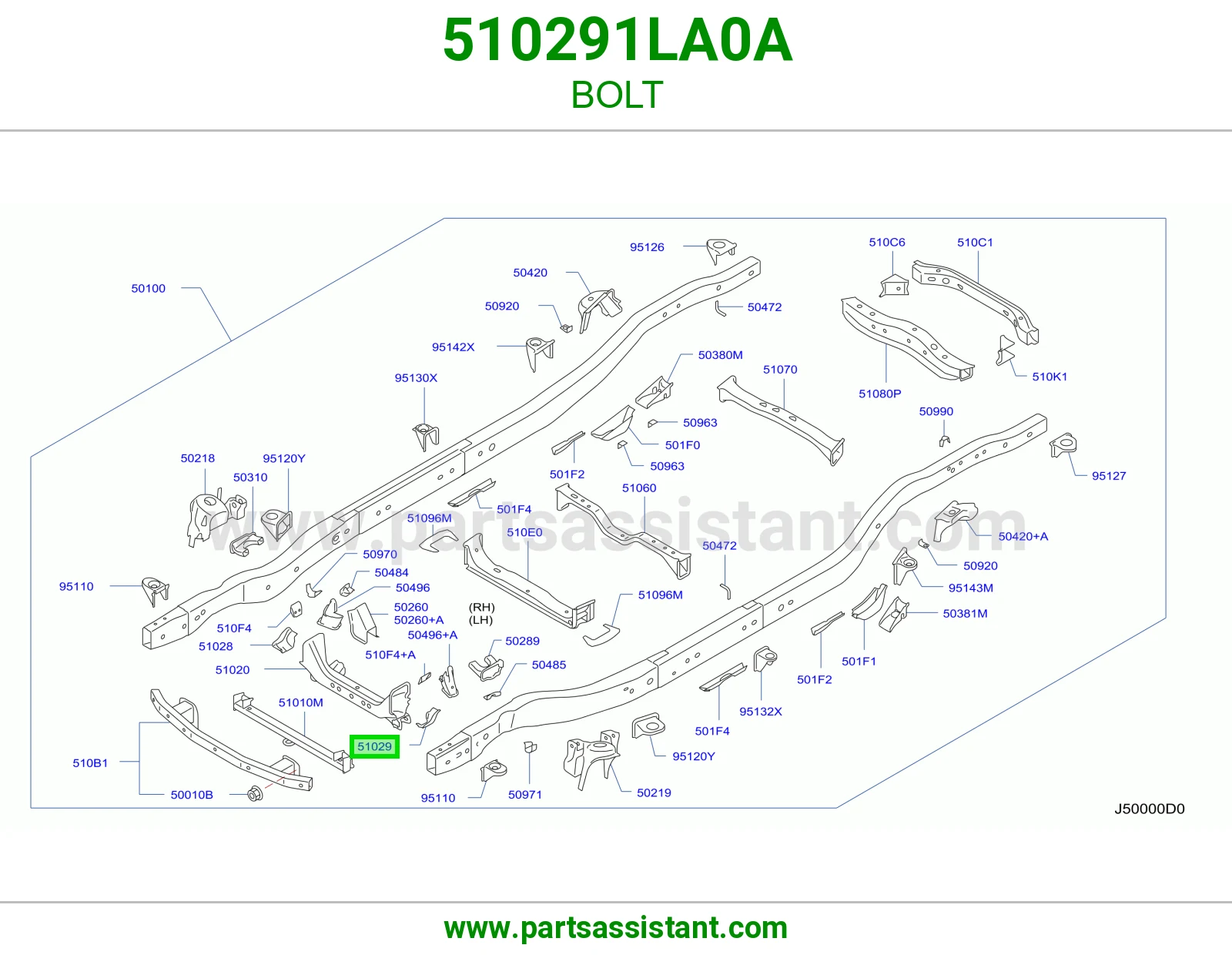 مسمار 510291LA0A