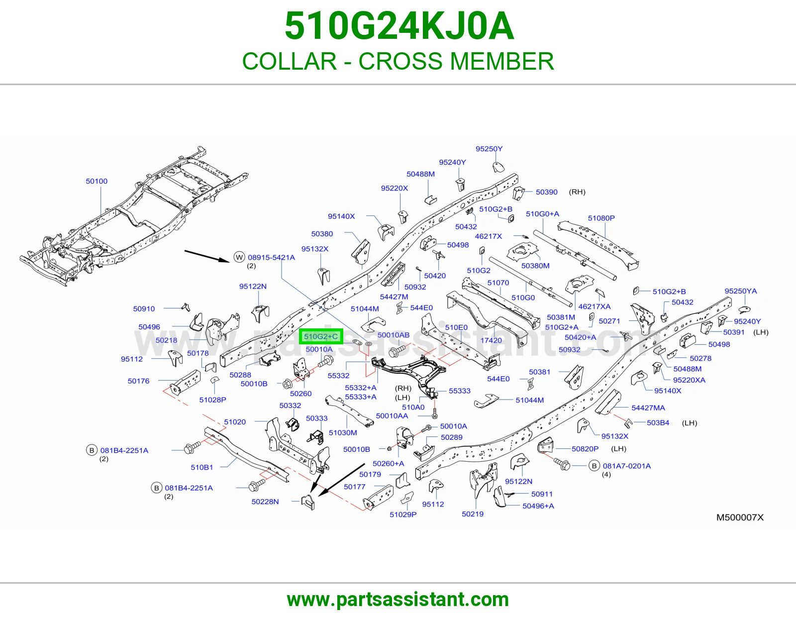 طوق جسر 510G24KJ0A
