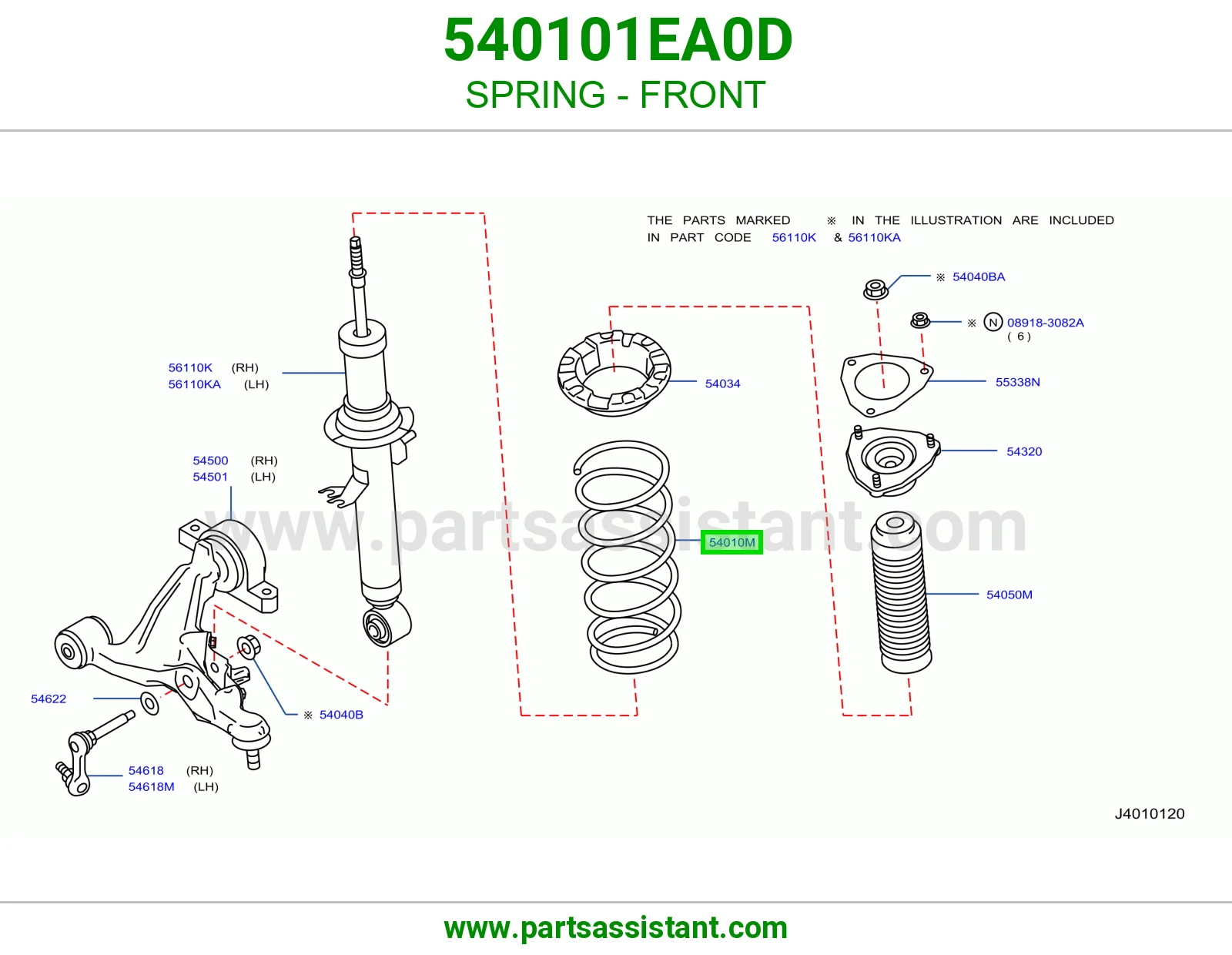 ياي امامي يسار 540101EA0D
