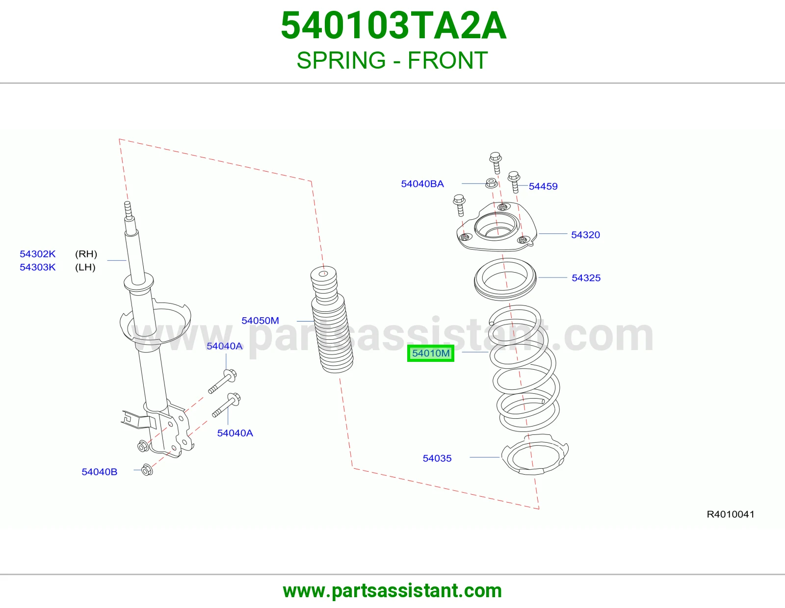 ياي امامي يسار 540103TA2A
