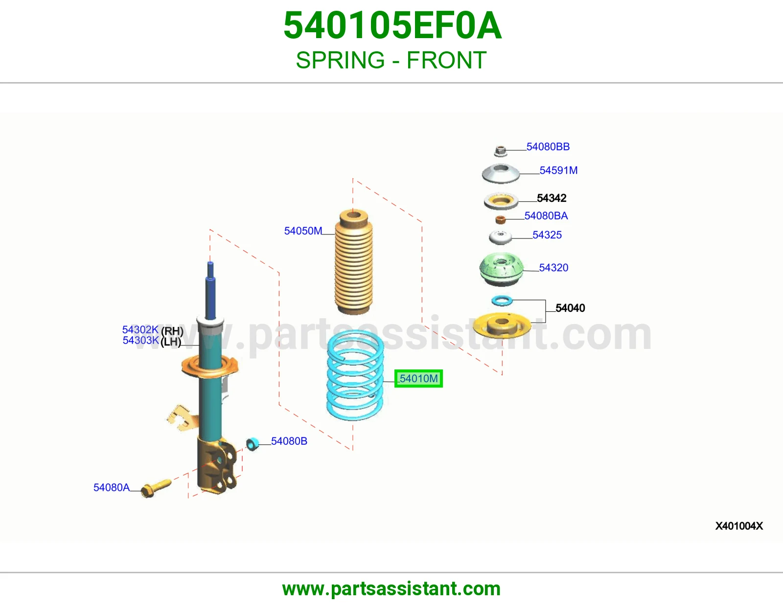 ياي امامي يسار 540105EF0A