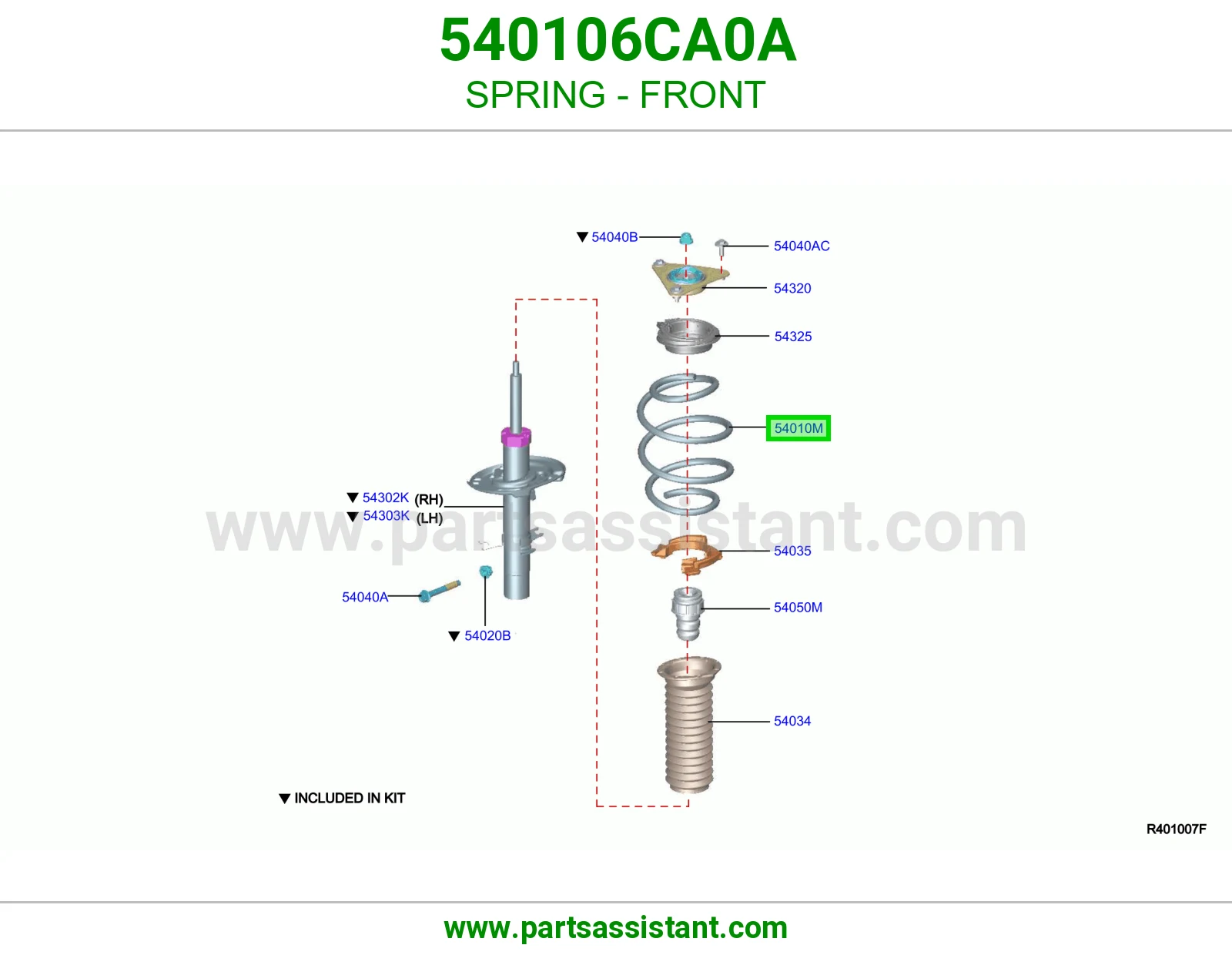 ياي امامي يسار 540106CA0A