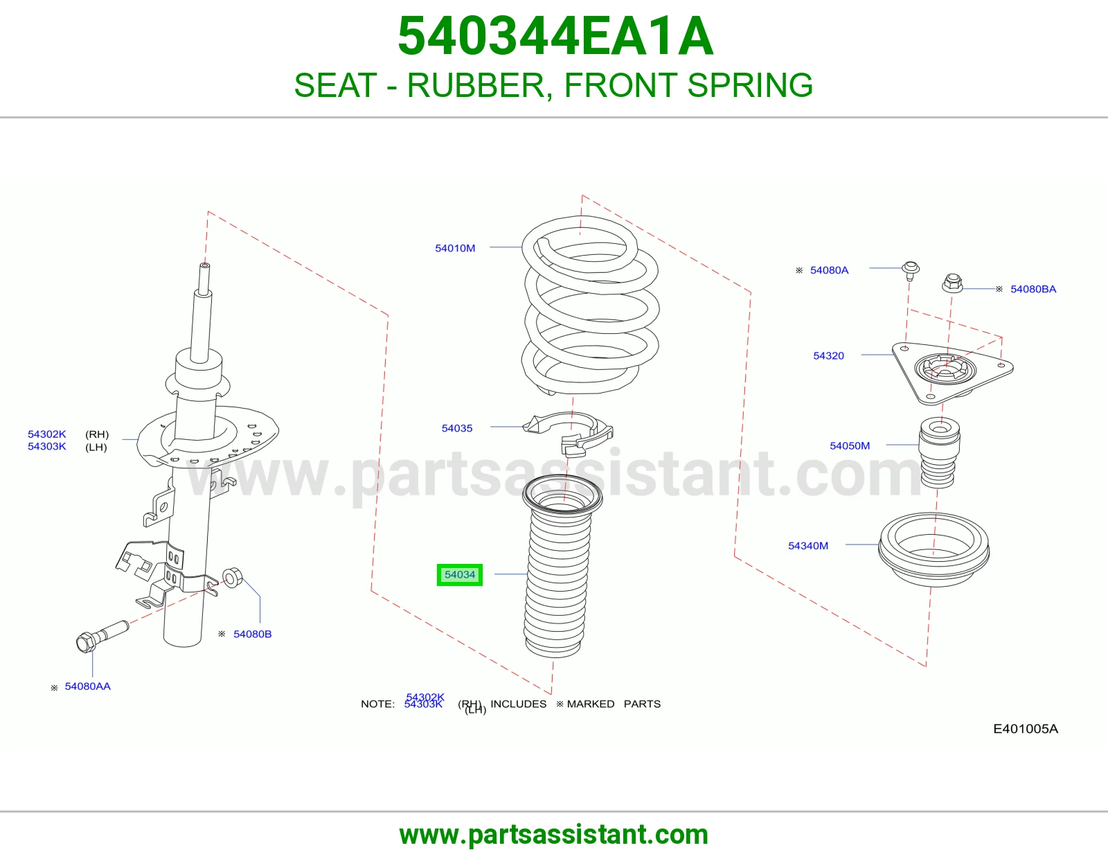 مرتبة ربل ياي أمامي 540344EA1A
