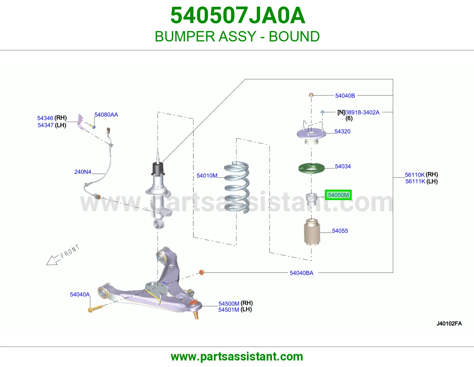 جلده مطب امامي 540507JA0A