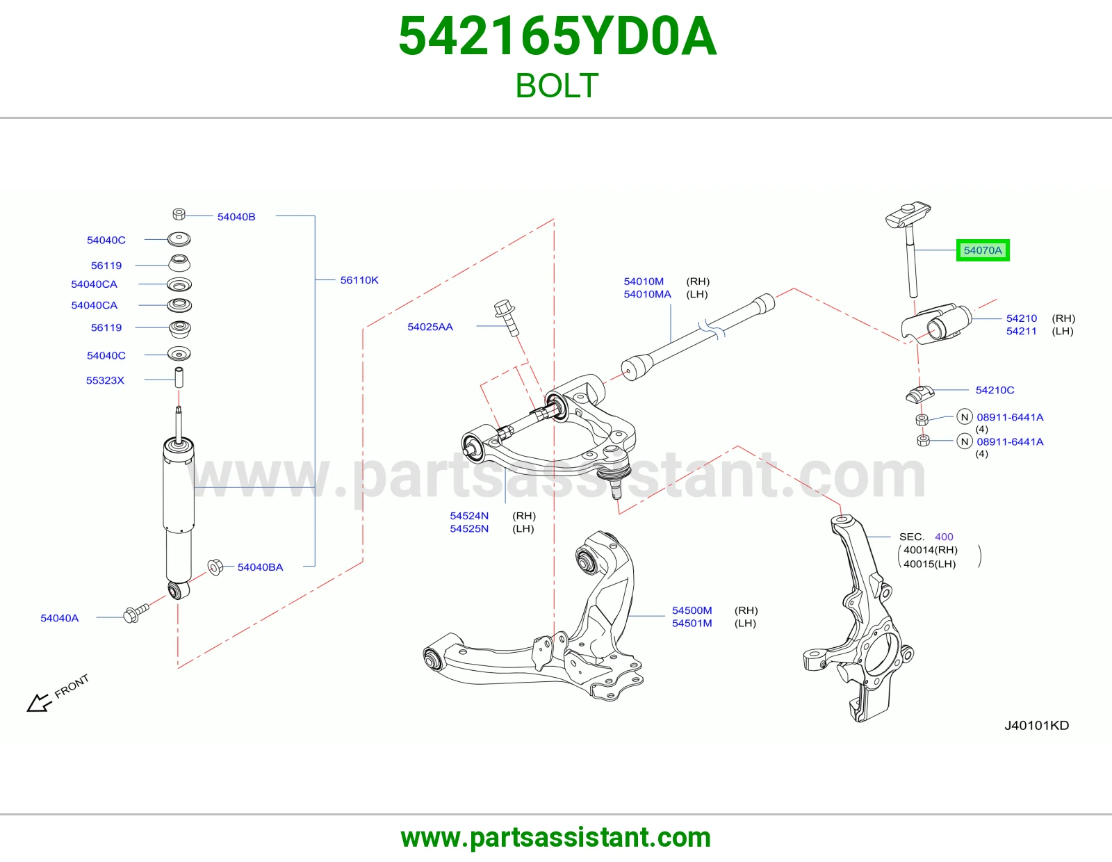 مسمار 542165YD0A