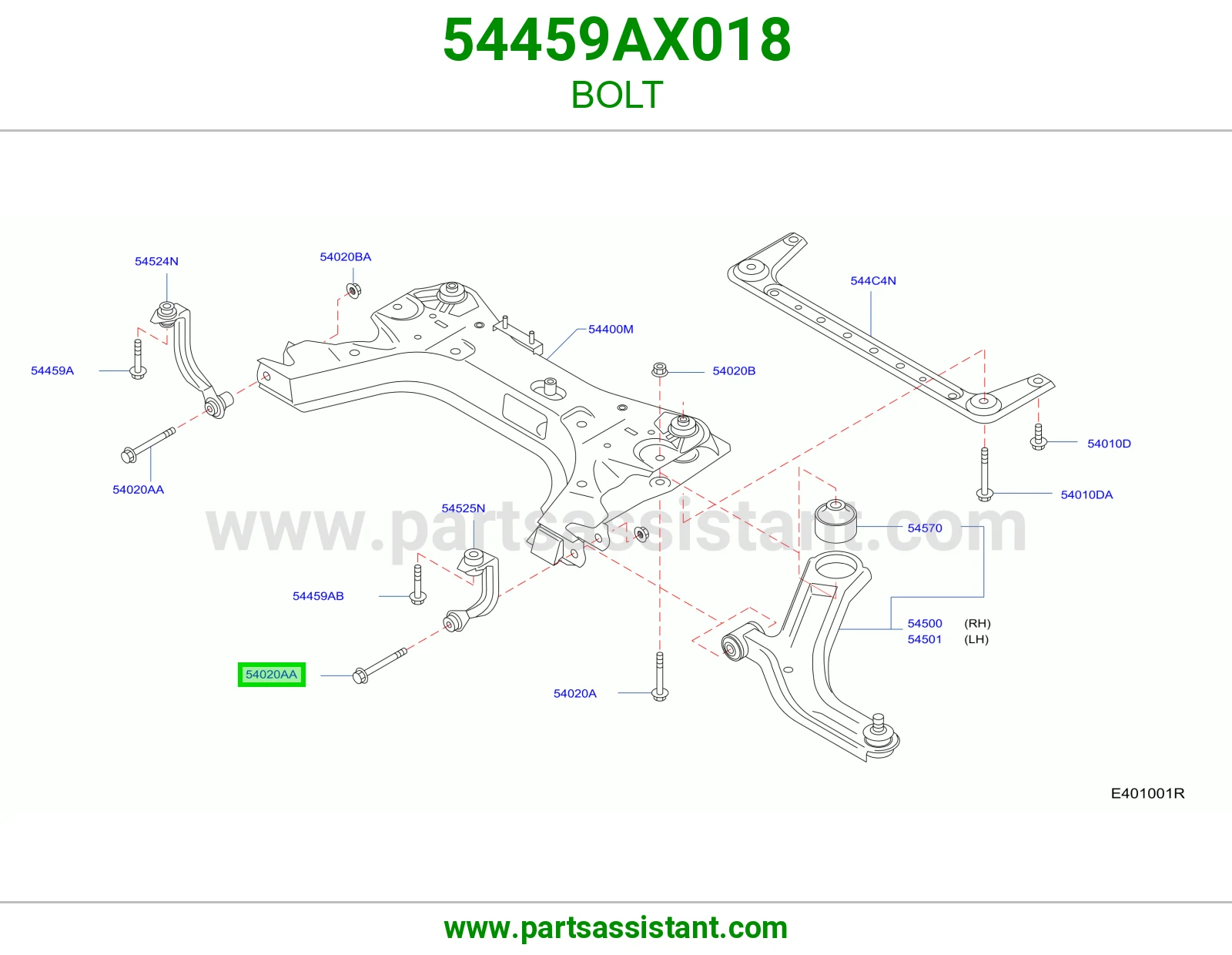 مسمار 54459AX018