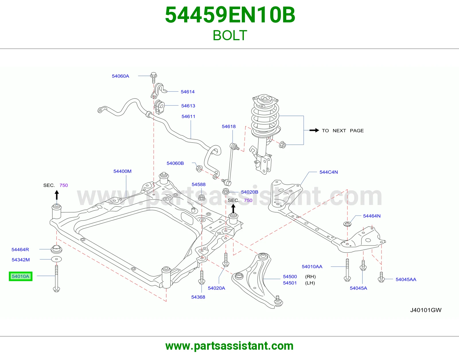 مسمار 54459EN10B