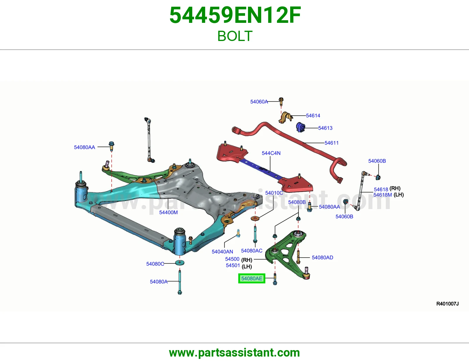 مسمار 54459EN12F