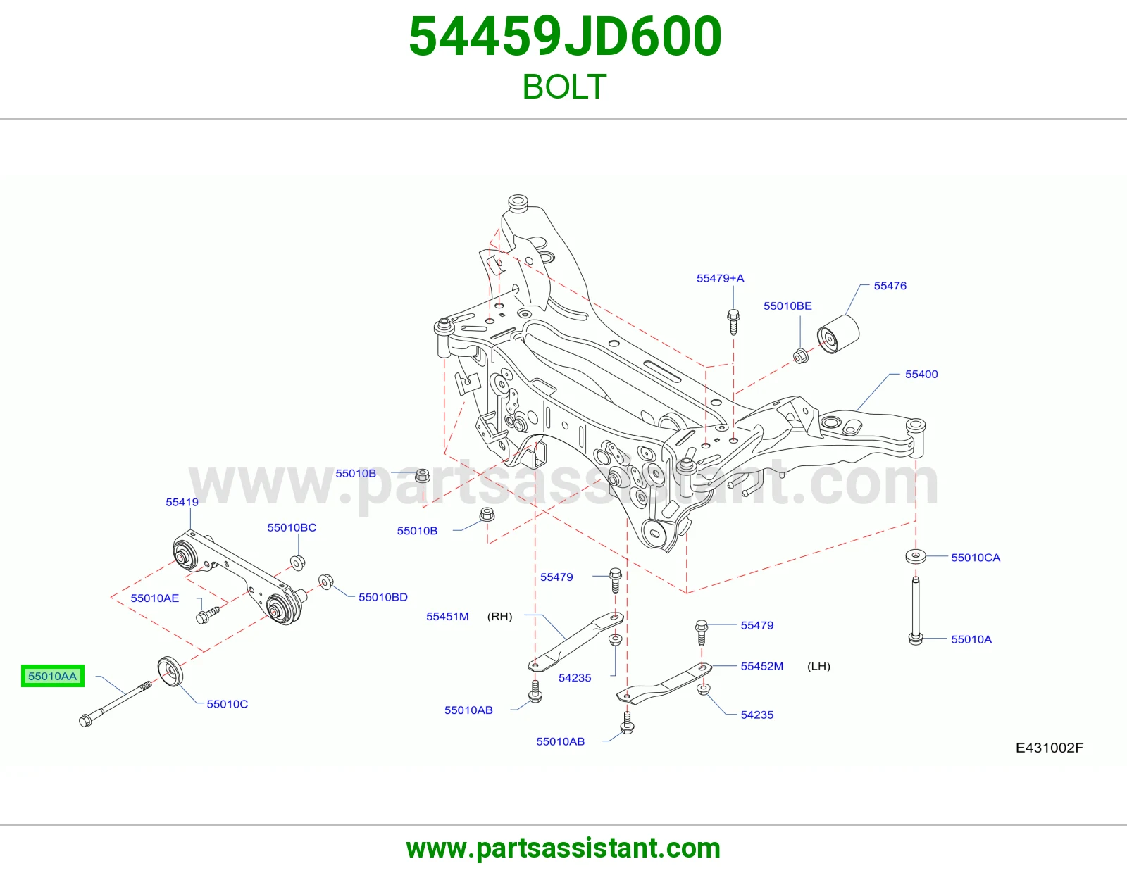 مسمار 54459JD600