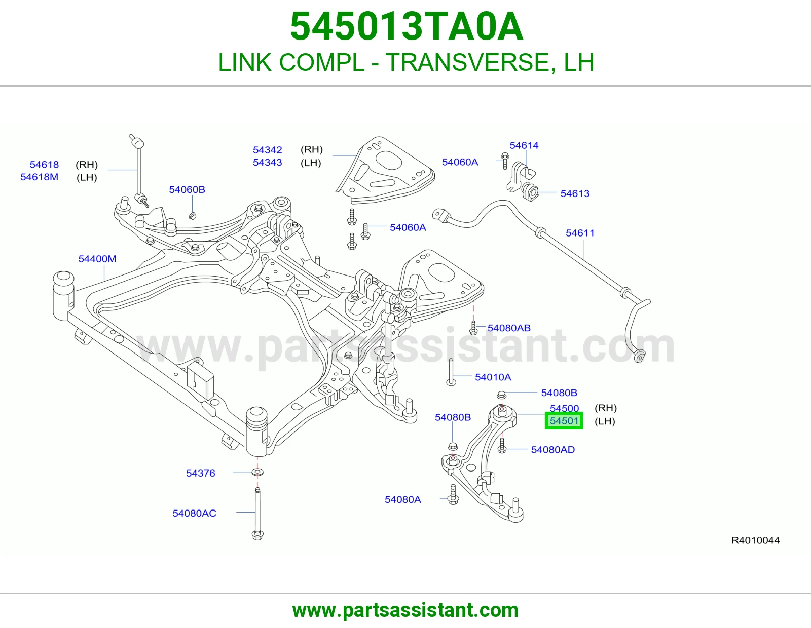 LINK COMPL - TRANSVERSE, LH 545013TA0A