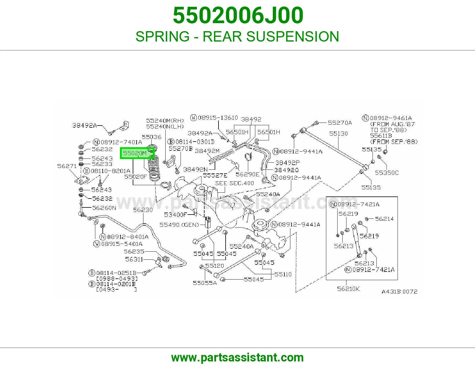 ياي خلفي 5502006J00