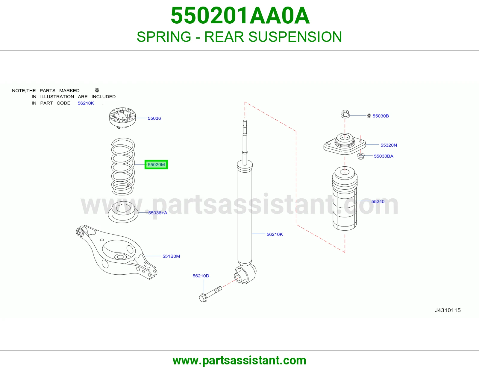 ياي خلفي 550201AA0A