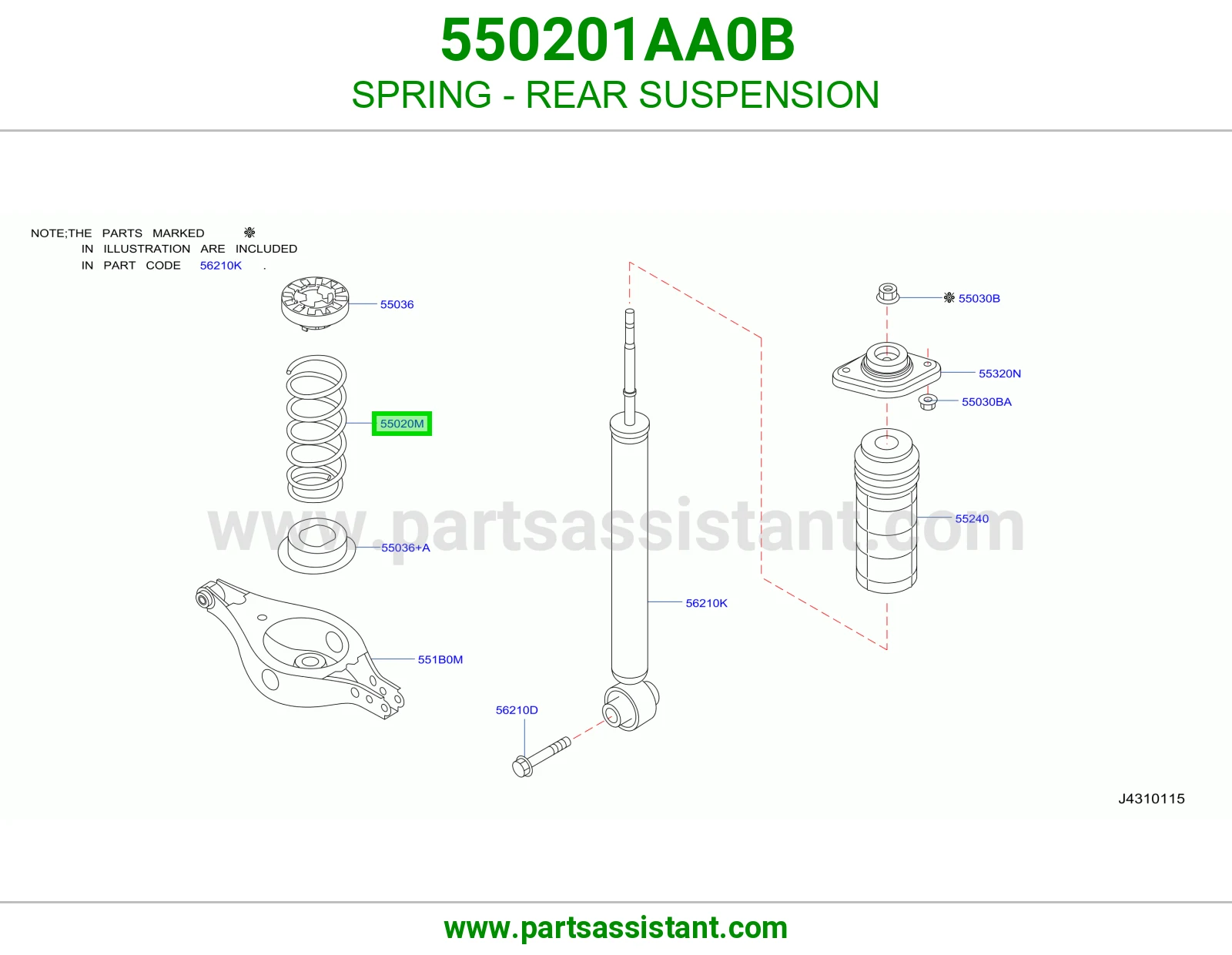ياي خلفي 550201AA0B